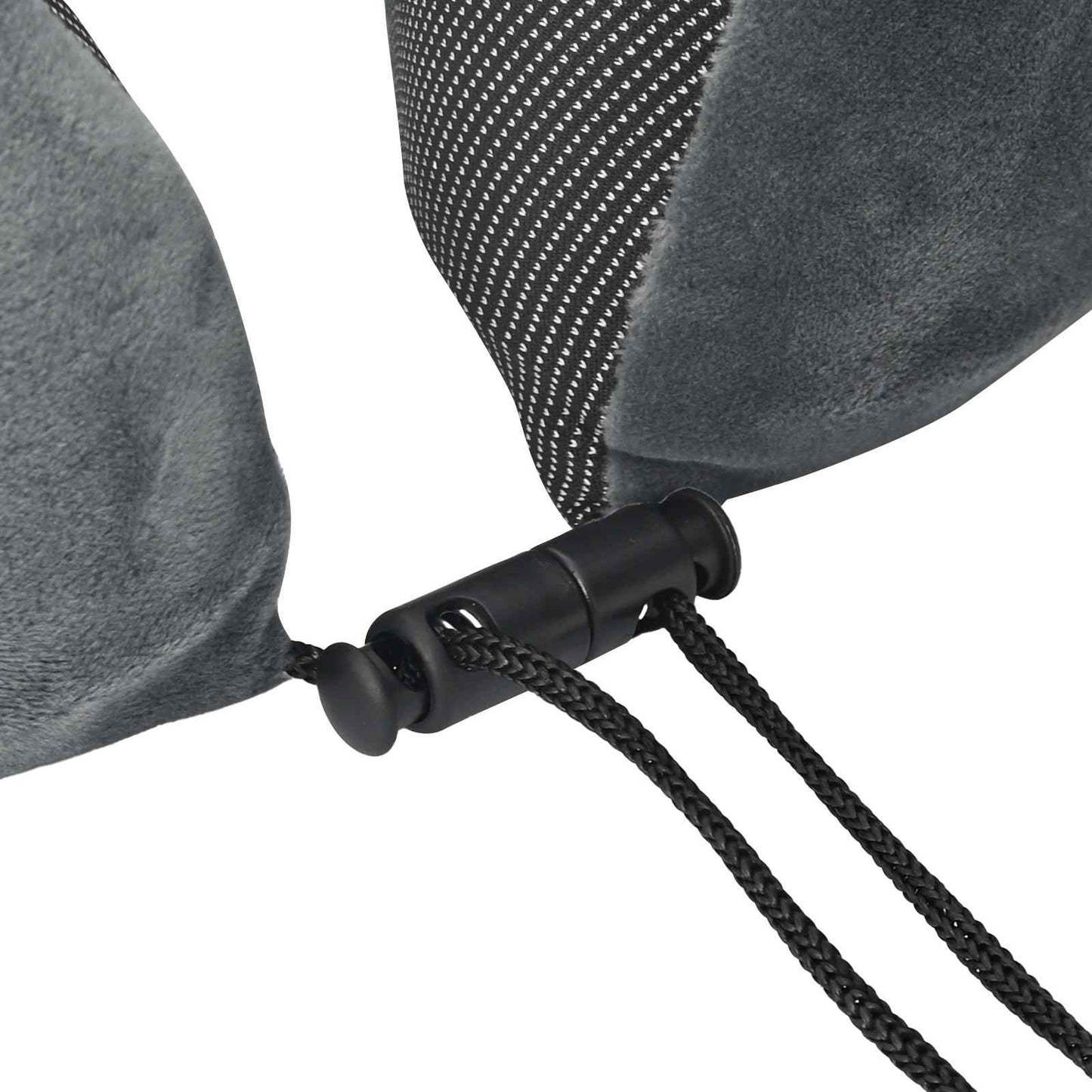 Pagalvė su pagalve Reguliuojamas Pilka 28 x 25 x 14 cm Aksomas