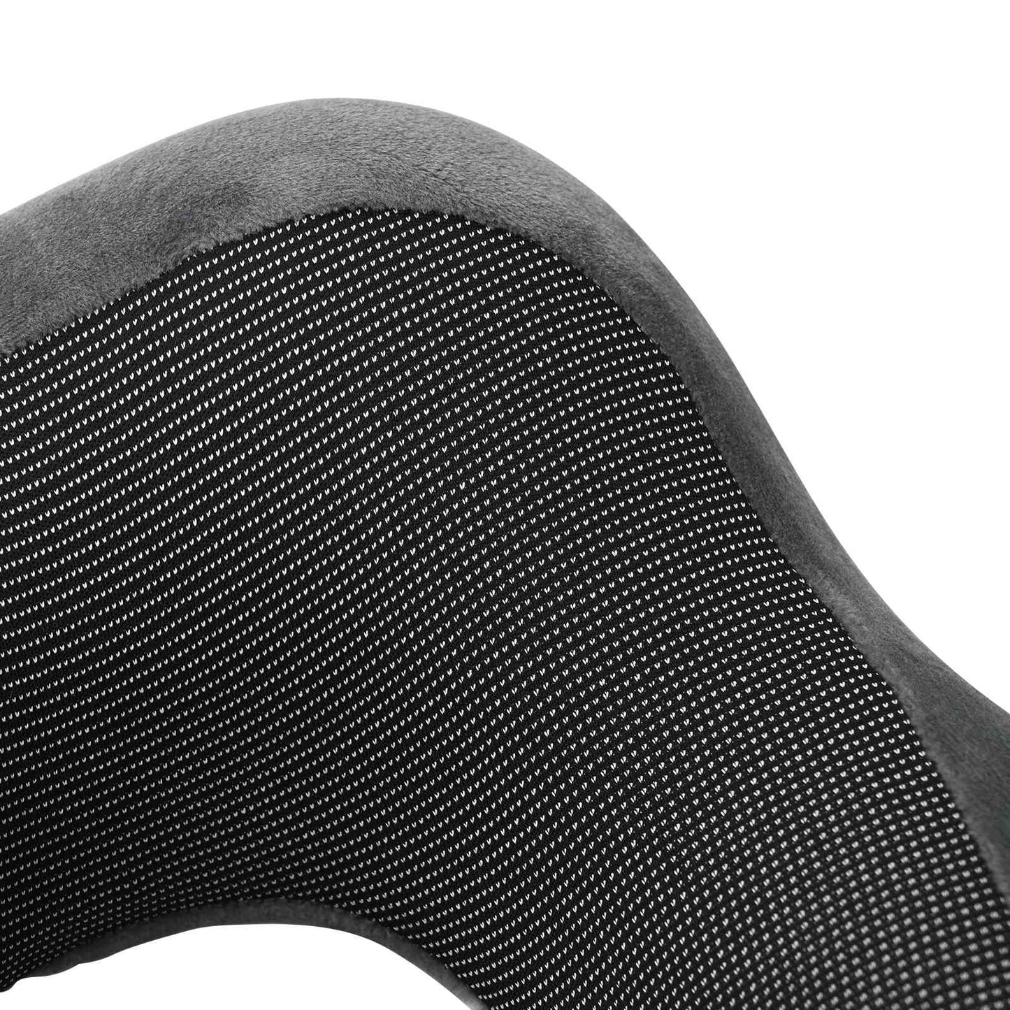 Pagalvė su pagalve Reguliuojamas Pilka 28 x 25 x 14 cm Aksomas