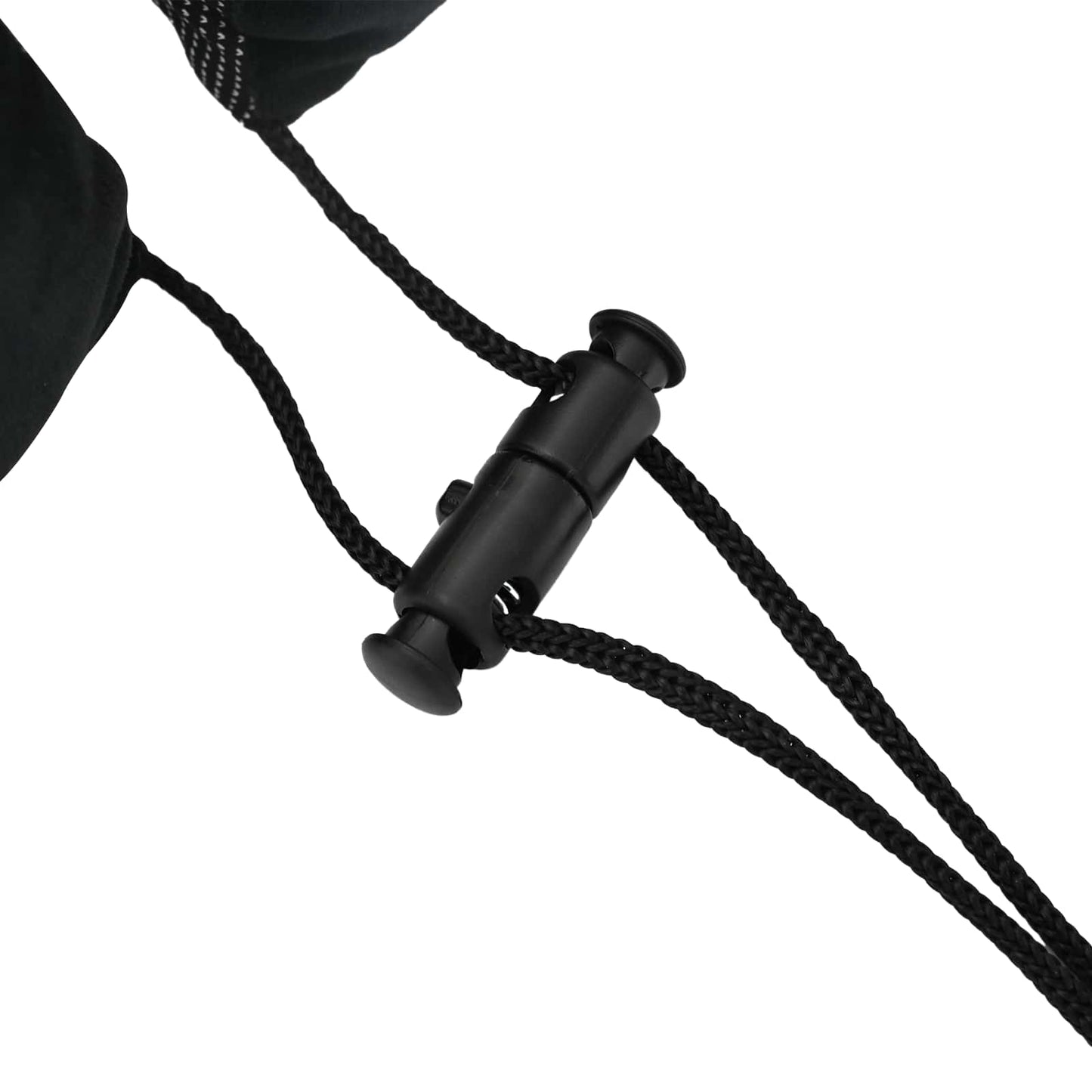 Pagalvė su pagalve Reguliuojamas Juoda 28 x 25 x 14 cm Aksomas