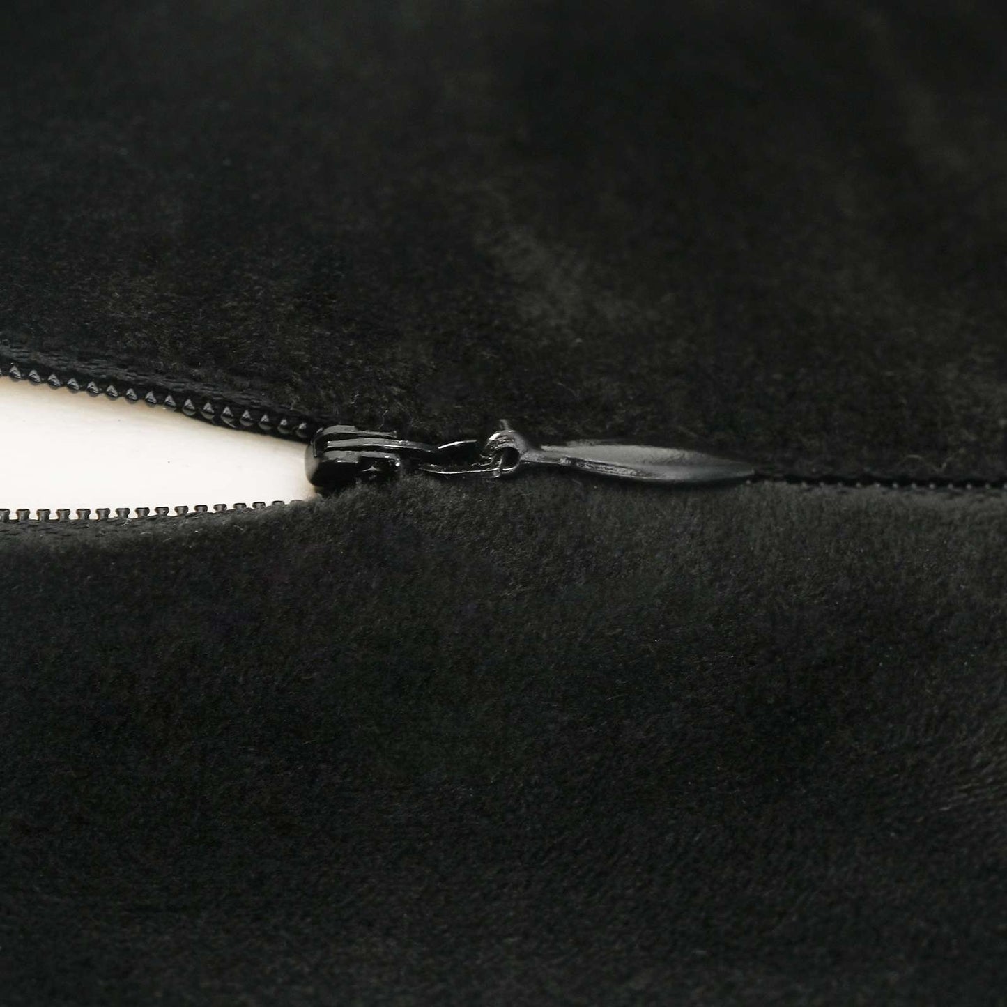 Pagalvė su pagalve Reguliuojamas Juoda 28 x 25 x 14 cm Aksomas