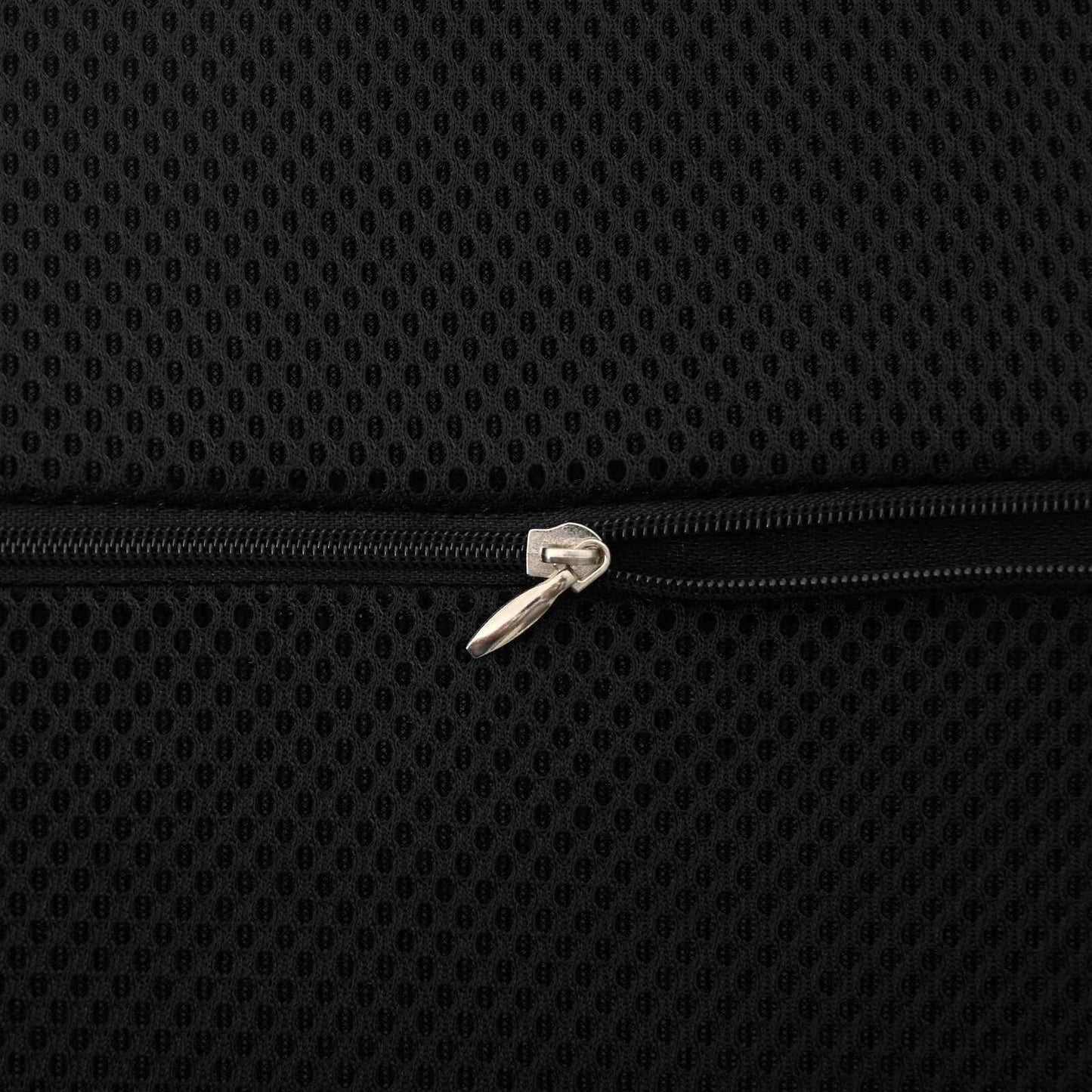 Pagalvė su pagalve Juoda 34 x 31.5 x 12 cm Tinklelis