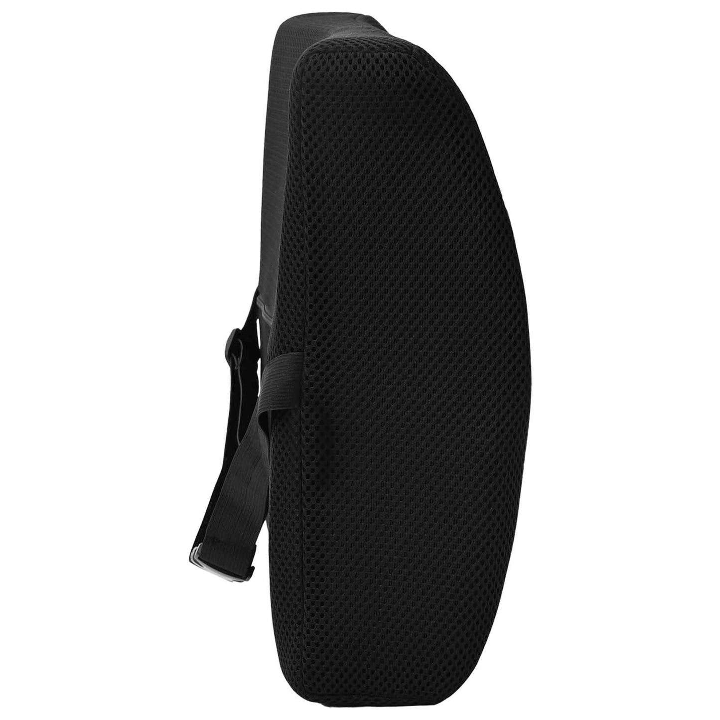 Pagalvė su pagalve Juoda 34 x 31.5 x 12 cm Tinklelis