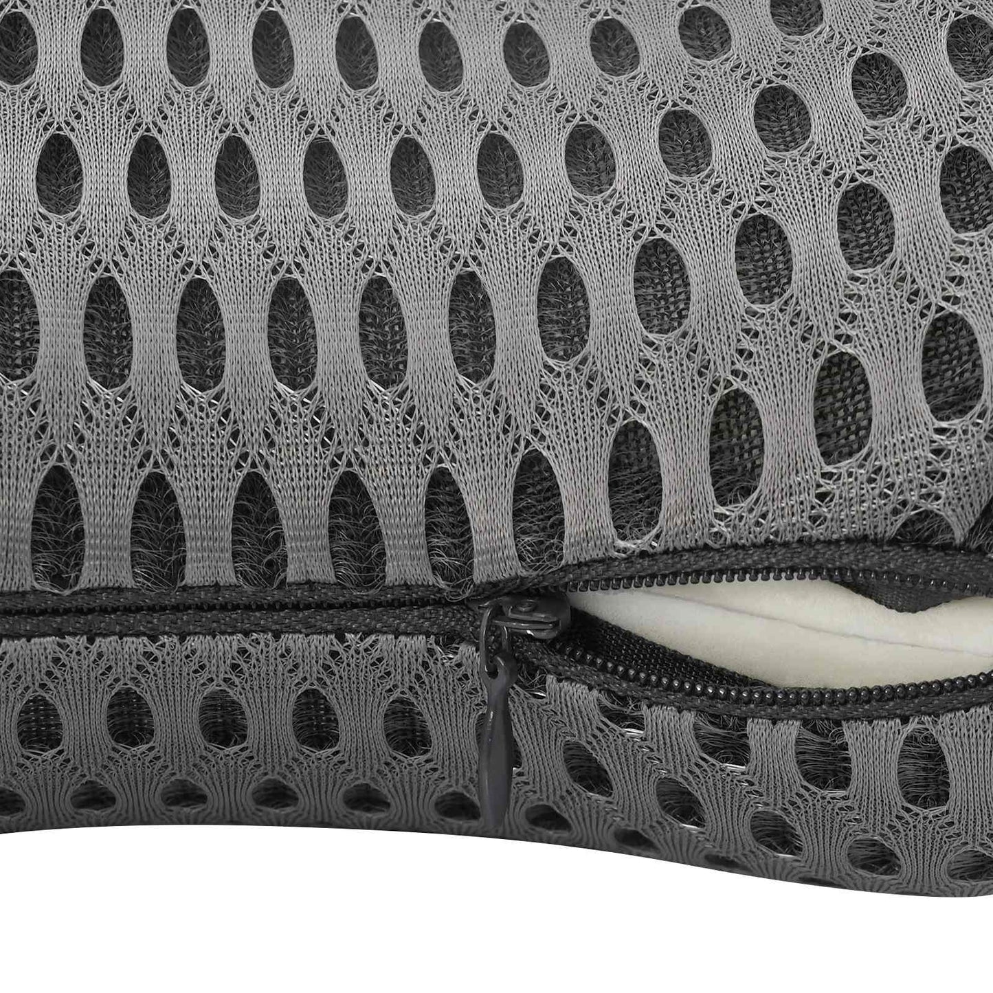 Pagalvė su pagalve 2 pcs Pilka 4D tinklinė medžiaga