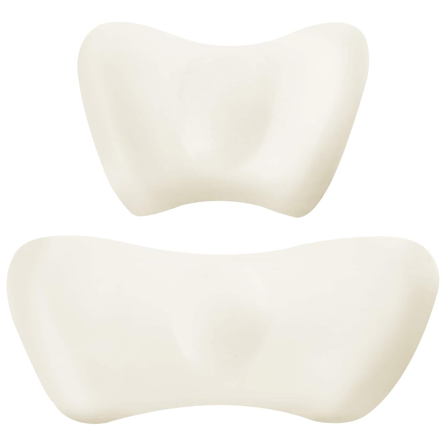 Pagalvė su pagalve 2 pcs Pilka 4D tinklinė medžiaga