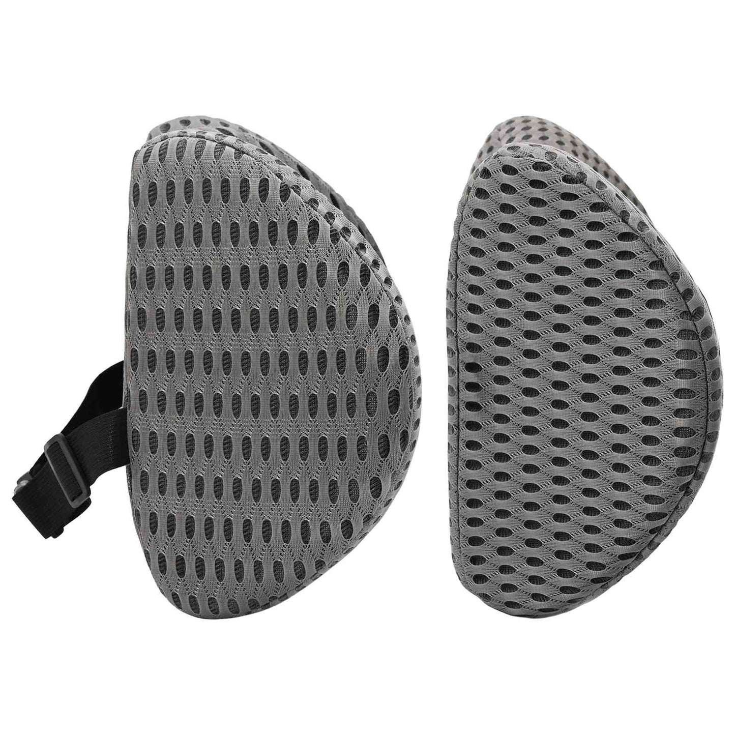 Pagalvė su pagalve 2 pcs Pilka 4D tinklinė medžiaga