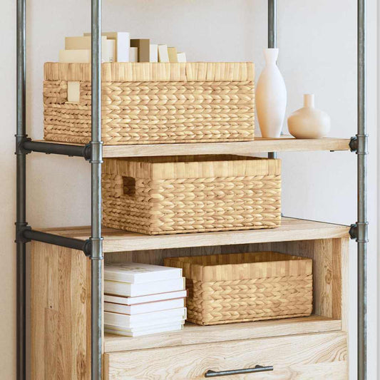 Laikymo krepšiai 3 pcs Natūrali 40 x 30 x 18 cm