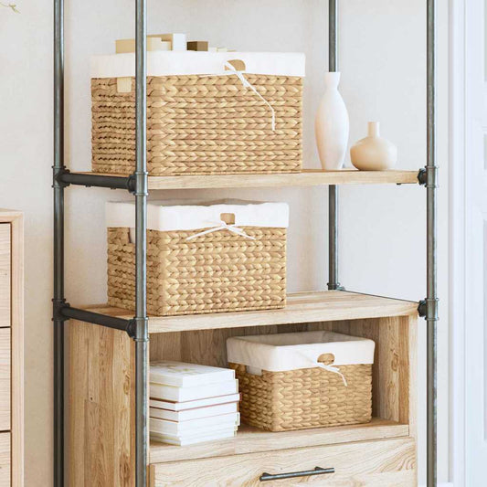 Laikymo krepšiai 3 pcs Natūrali 35 x 30 x 25 cm