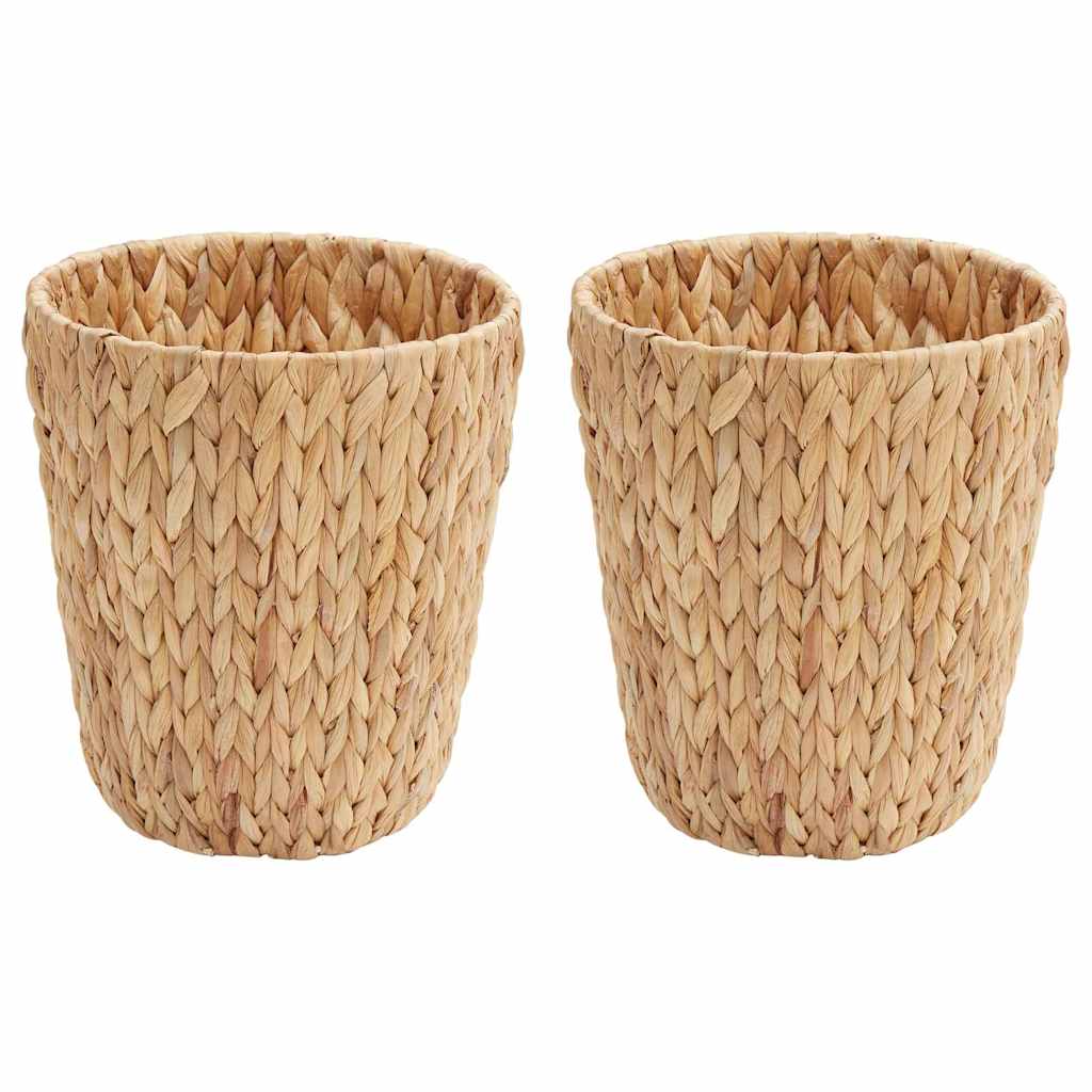 Atliekų popieriaus dėžės 2 pcs Natūrali Ø 25 x 28,5 cm