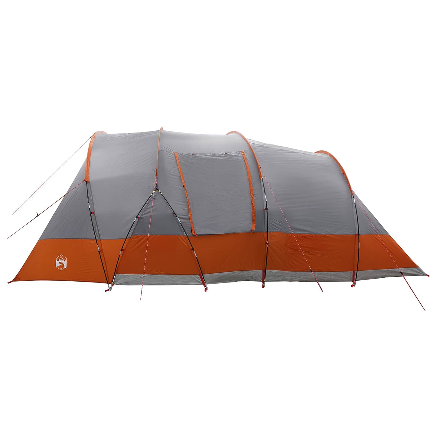 Tunelinė palapinė Pilka ir oranžinė 560 x 395 x 212 cm