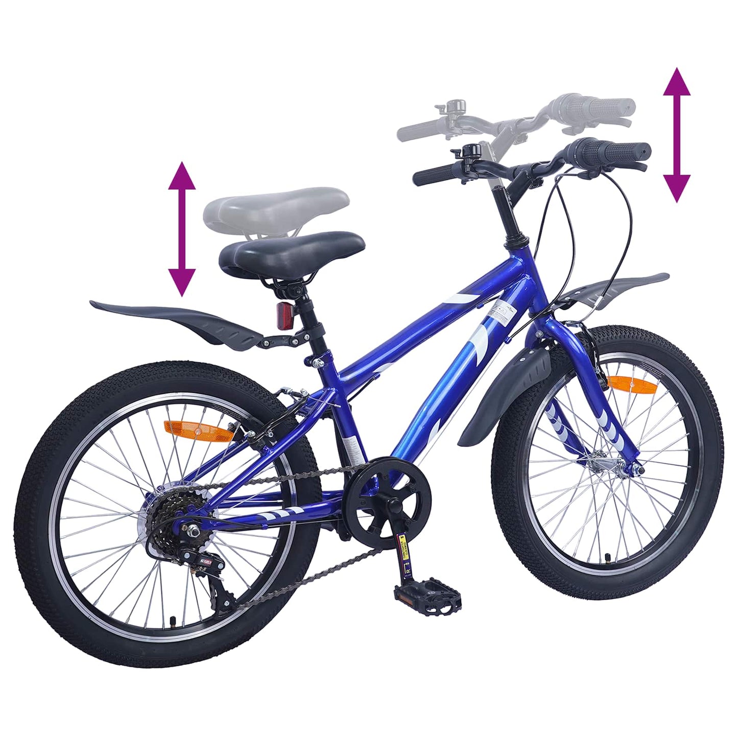 Vaikų Dviratis 20 Colių 6-Speed 6-11 metų amžiaus