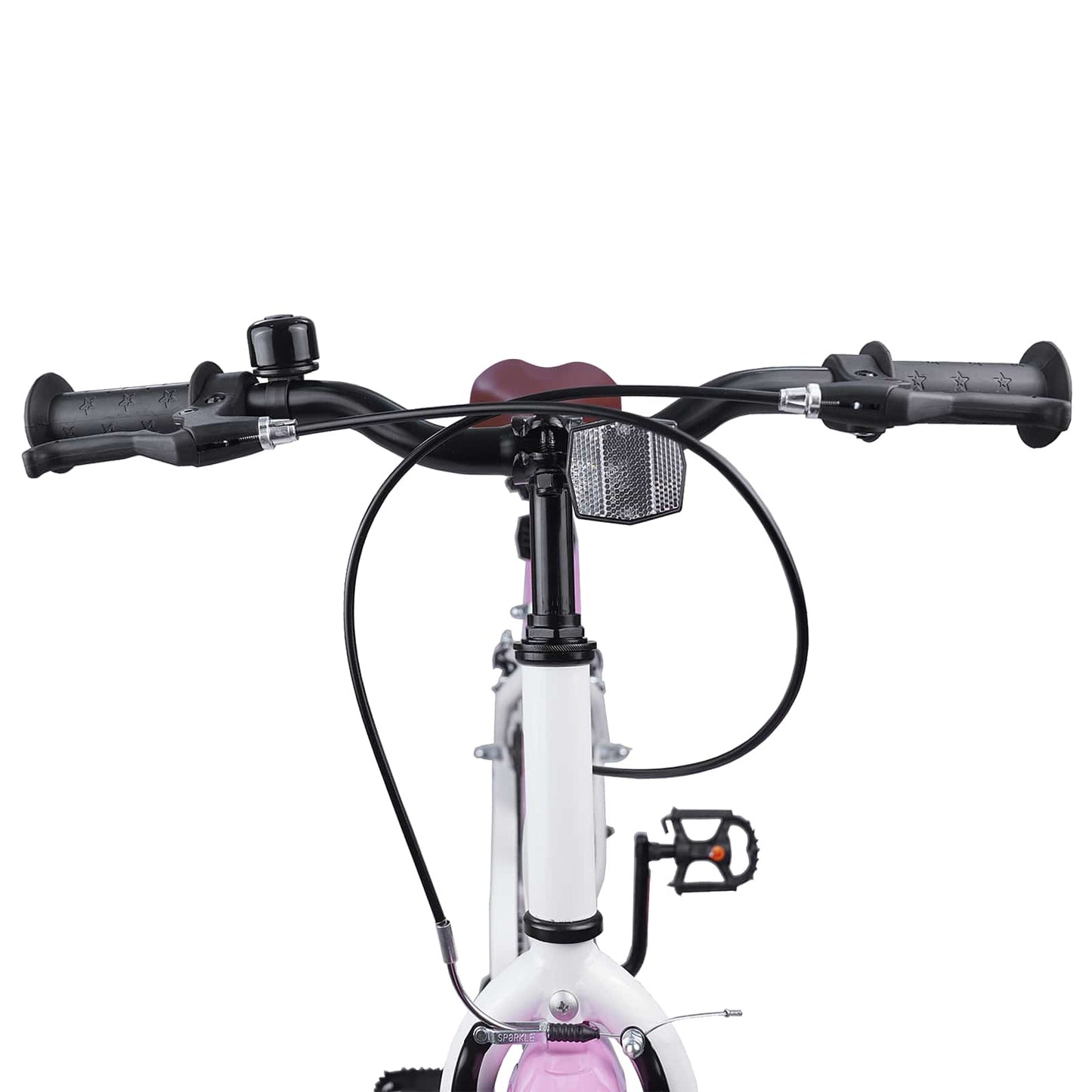 Vaikų Dviratis 24 Colių 8-12 metų Šviesiai rožinė