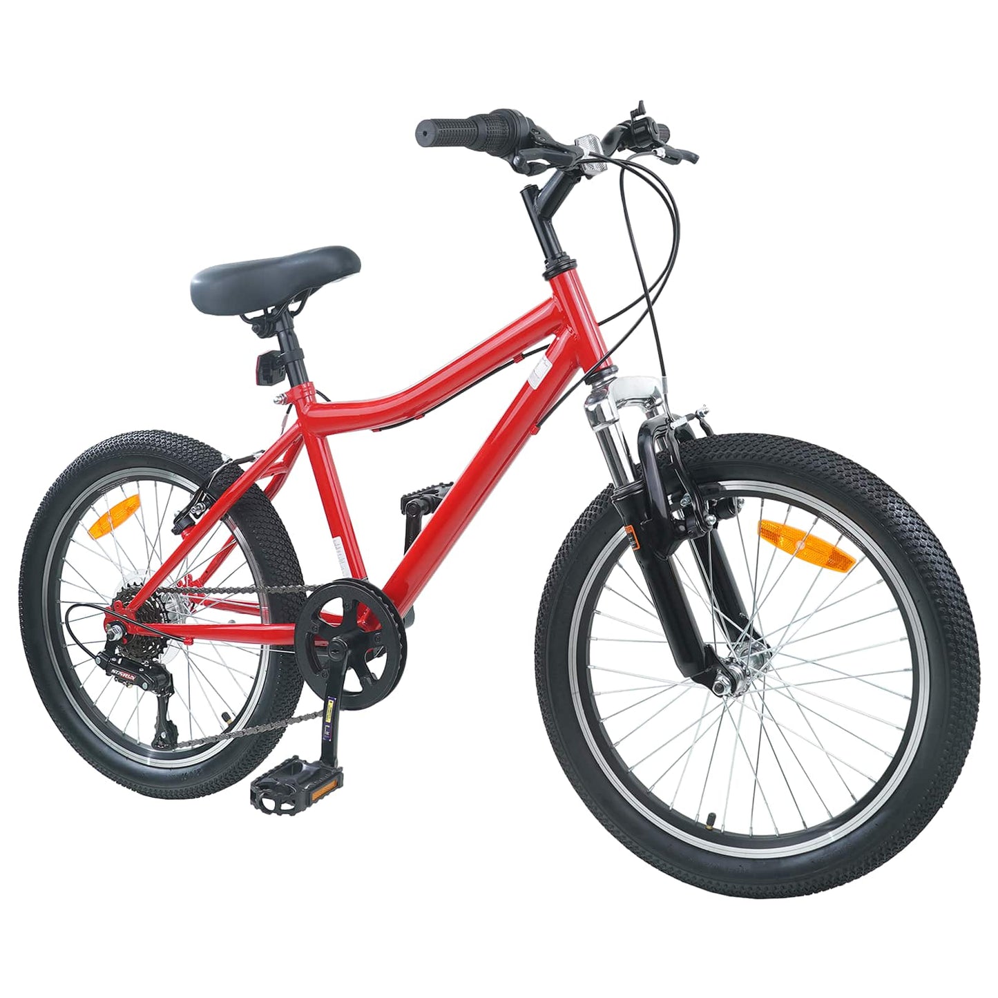 Vaikų Dviratis 20 Colių 6-Speed 6-11 metų amžiaus Raudona