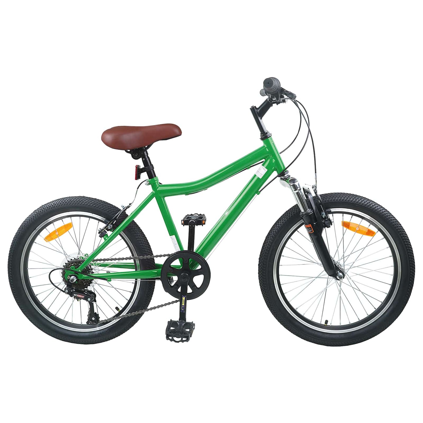 Vaikų Dviratis 20 Colių 6-Speed 6-11 metų amžiaus Žalia