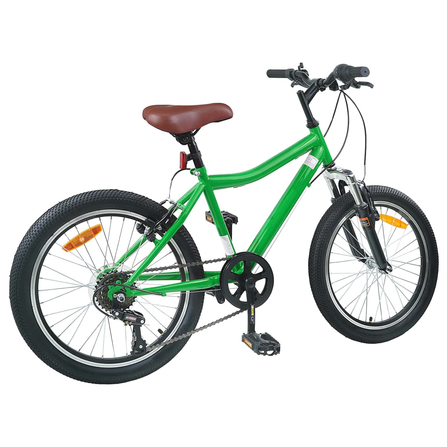 Vaikų Dviratis 24 Colių 6-Speed 8-12 metų Žalia