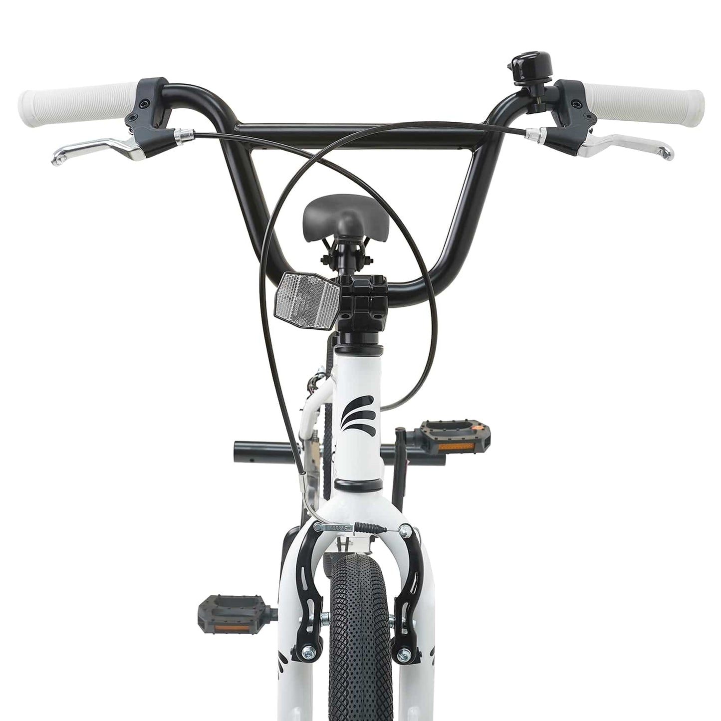 BMX Dviratis 20 Colių skirta vyresniems nei 9 metų Balta