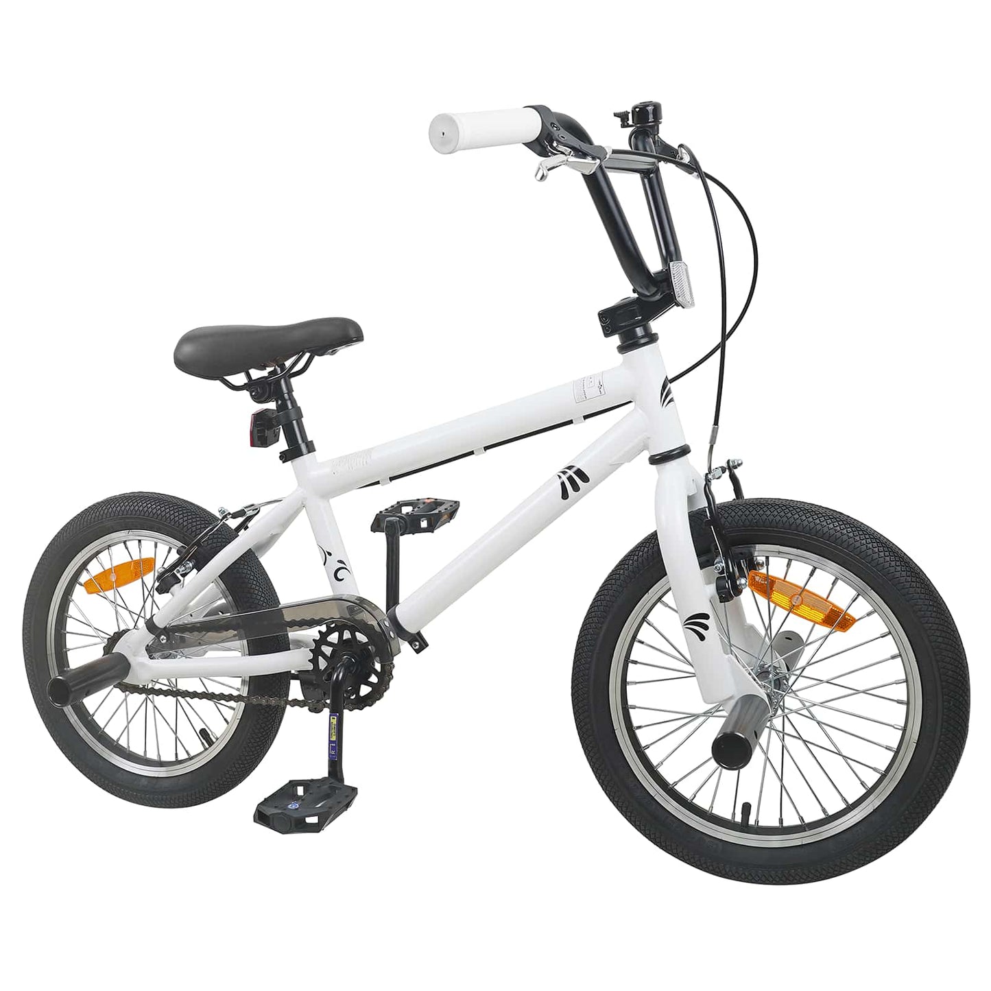 BMX Dviratis 20 Colių skirta vyresniems nei 9 metų Balta
