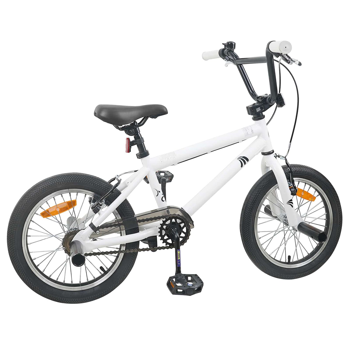 BMX Dviratis 20 Colių skirta vyresniems nei 9 metų Balta