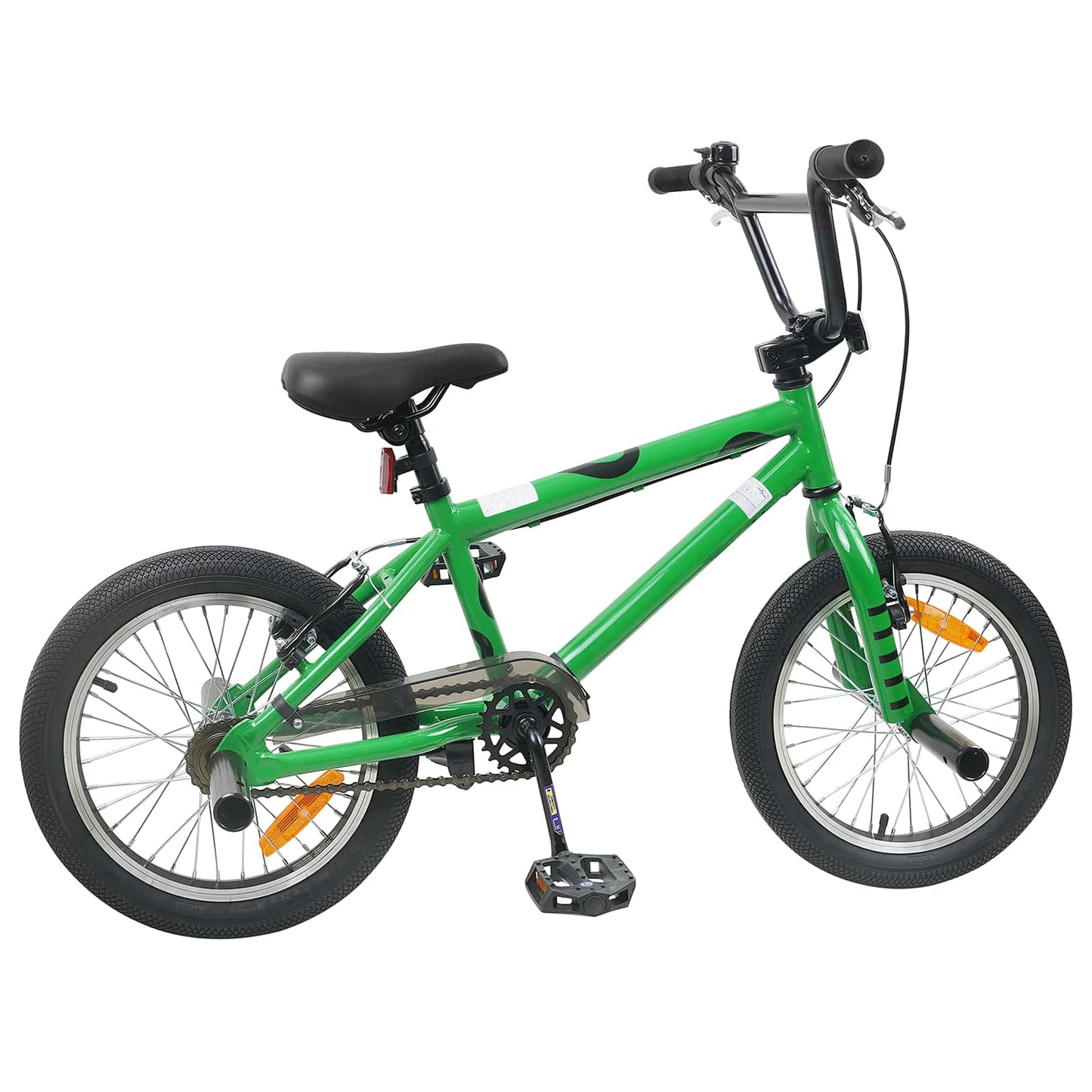 BMX Dviratis 16 Colių 5-8 metų amžiaus Žalia