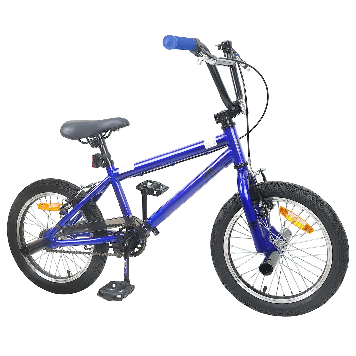 BMX Dviratis 16 Colių 5-8 metų amžiaus Tamsiai mėlyna