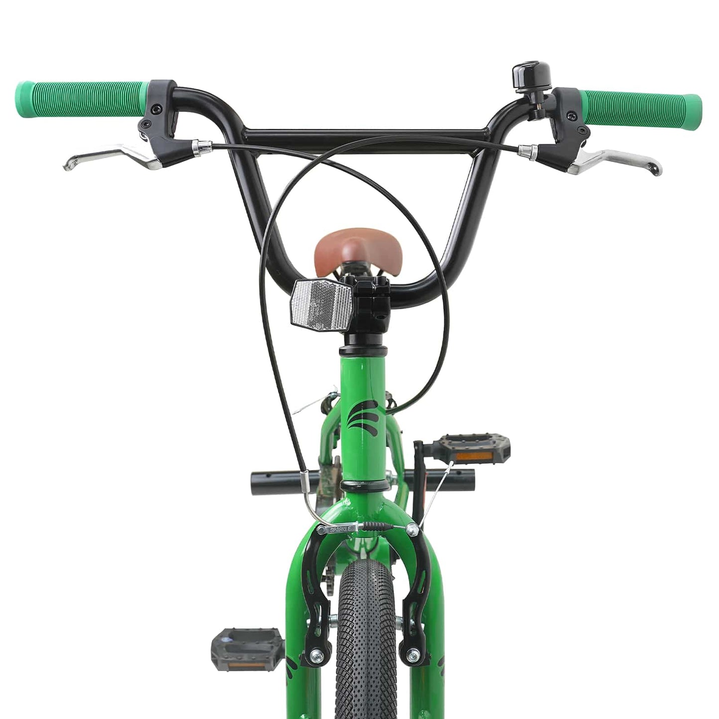 BMX Dviratis 18 Colių 7-10 metų amžiaus Žalia