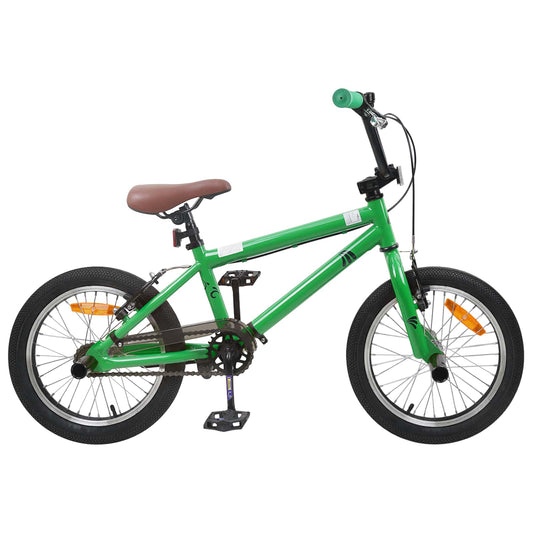 BMX Dviratis 18 Colių 7-10 metų amžiaus Žalia