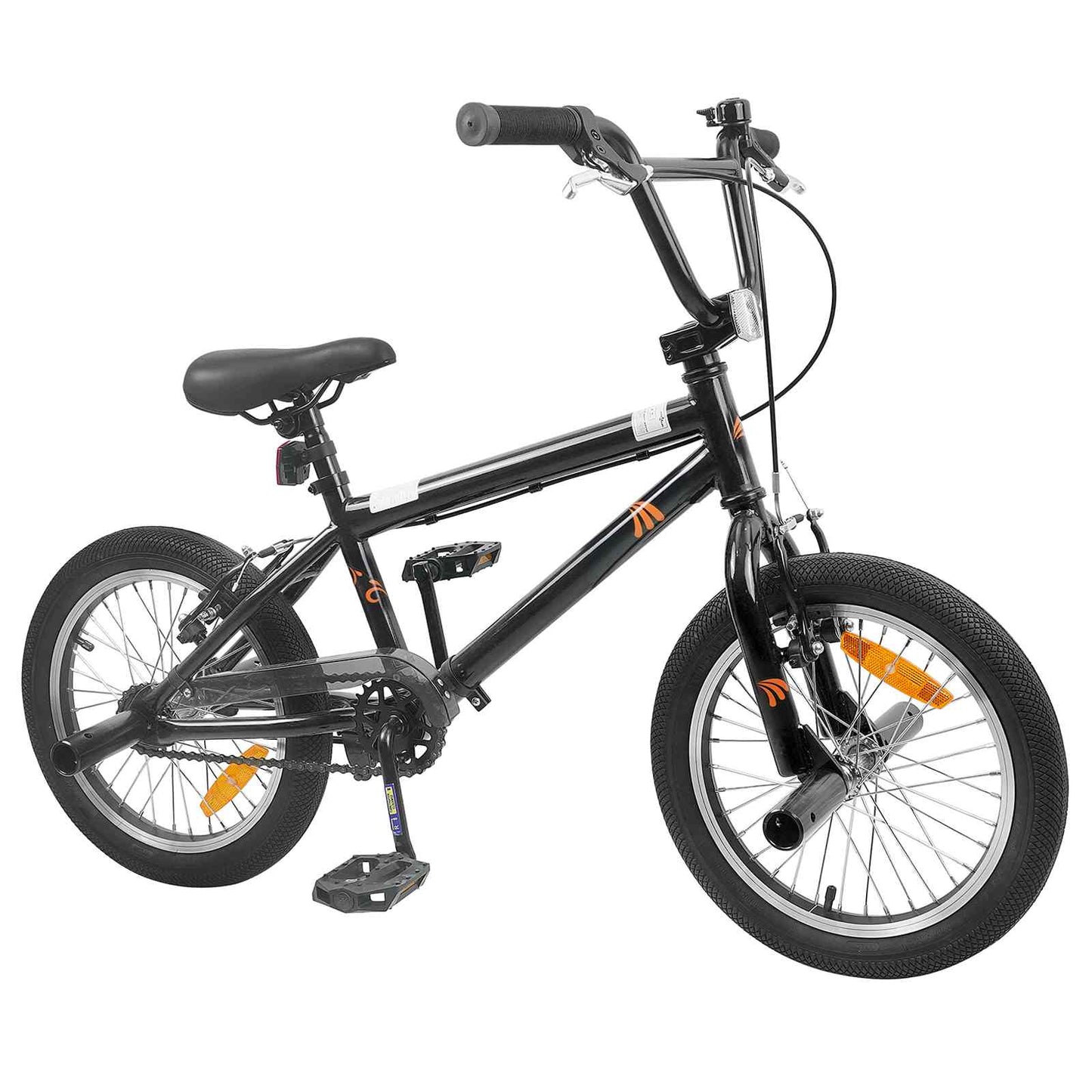 BMX Dviratis 20 Colių 9 metų amžiaus Juoda