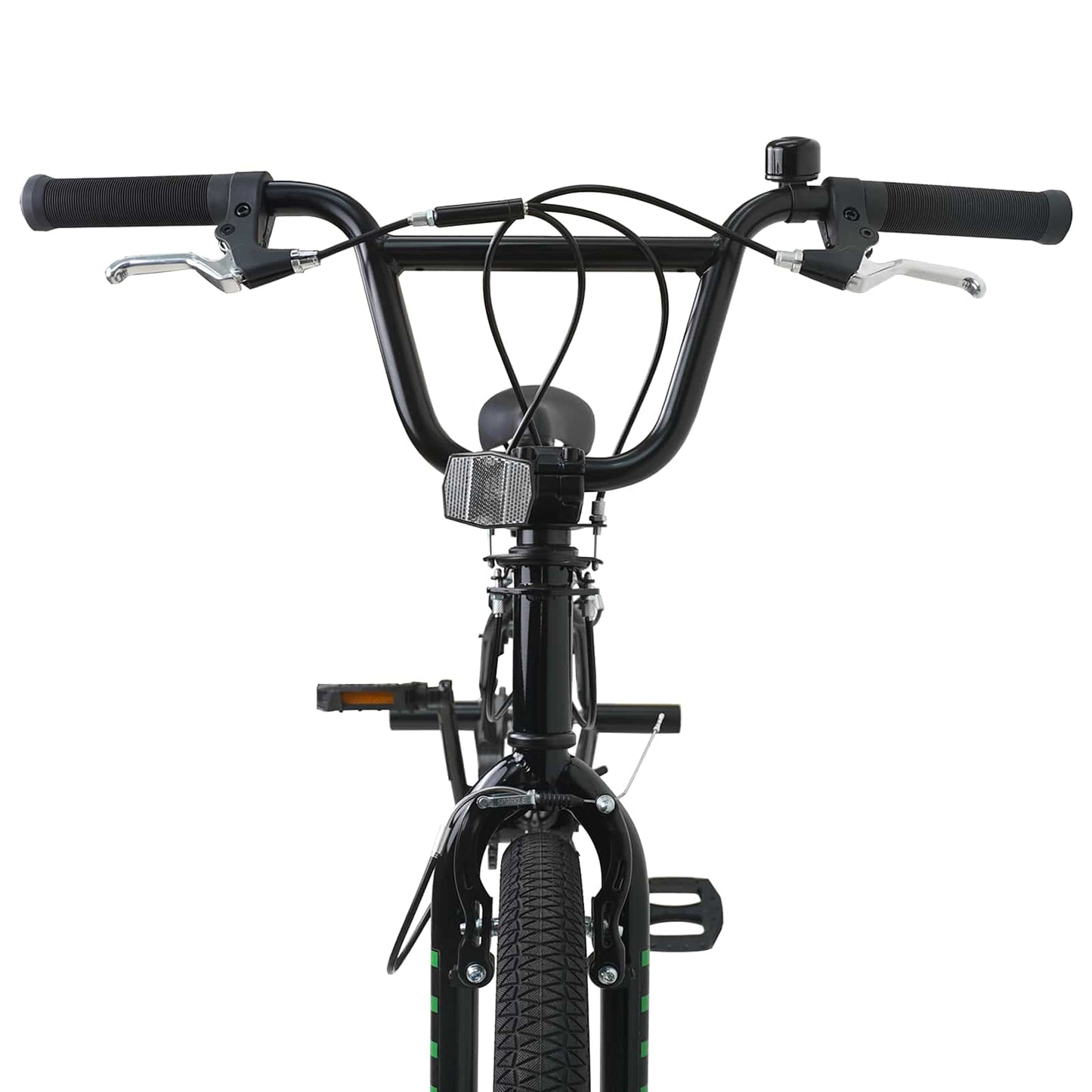BMX Dviratis 20 Colių skirta vyresniems nei 9 metų Juoda