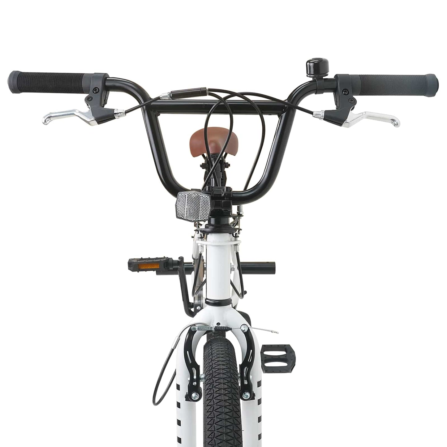 BMX Dviratis 20 Colių skirta vyresniems nei 9 metų Balta