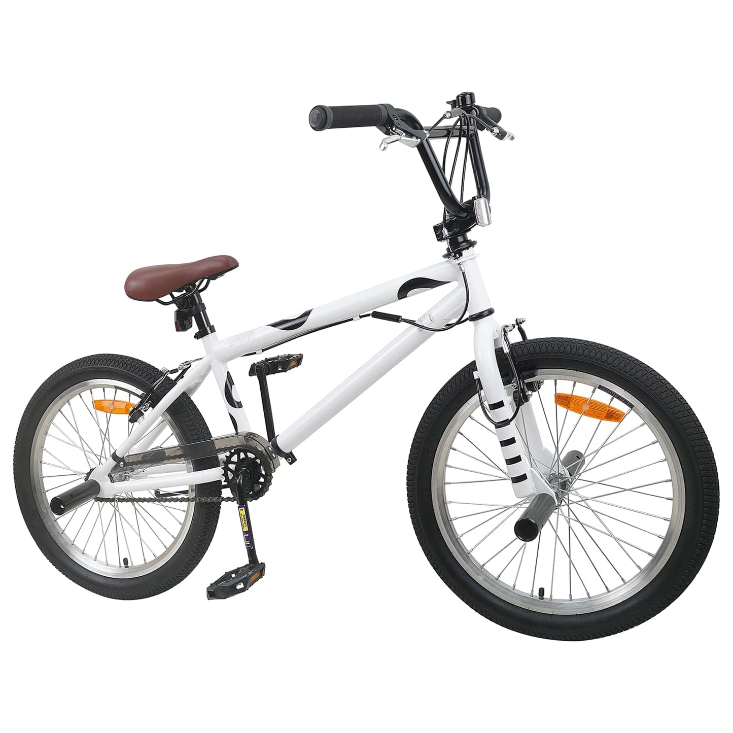 BMX Dviratis 20 Colių skirta vyresniems nei 9 metų Balta