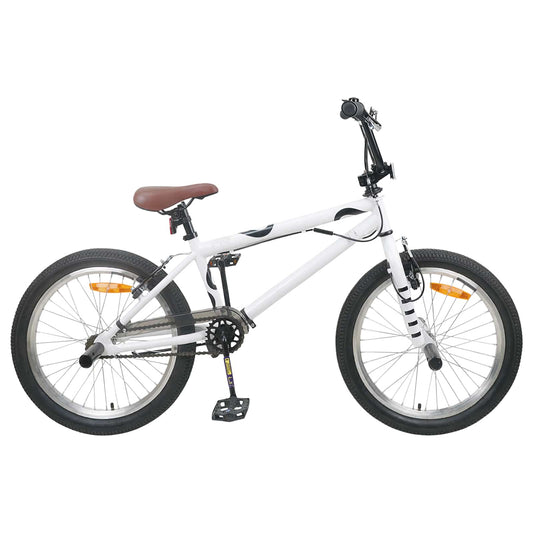BMX Dviratis 20 Colių skirta vyresniems nei 9 metų Balta