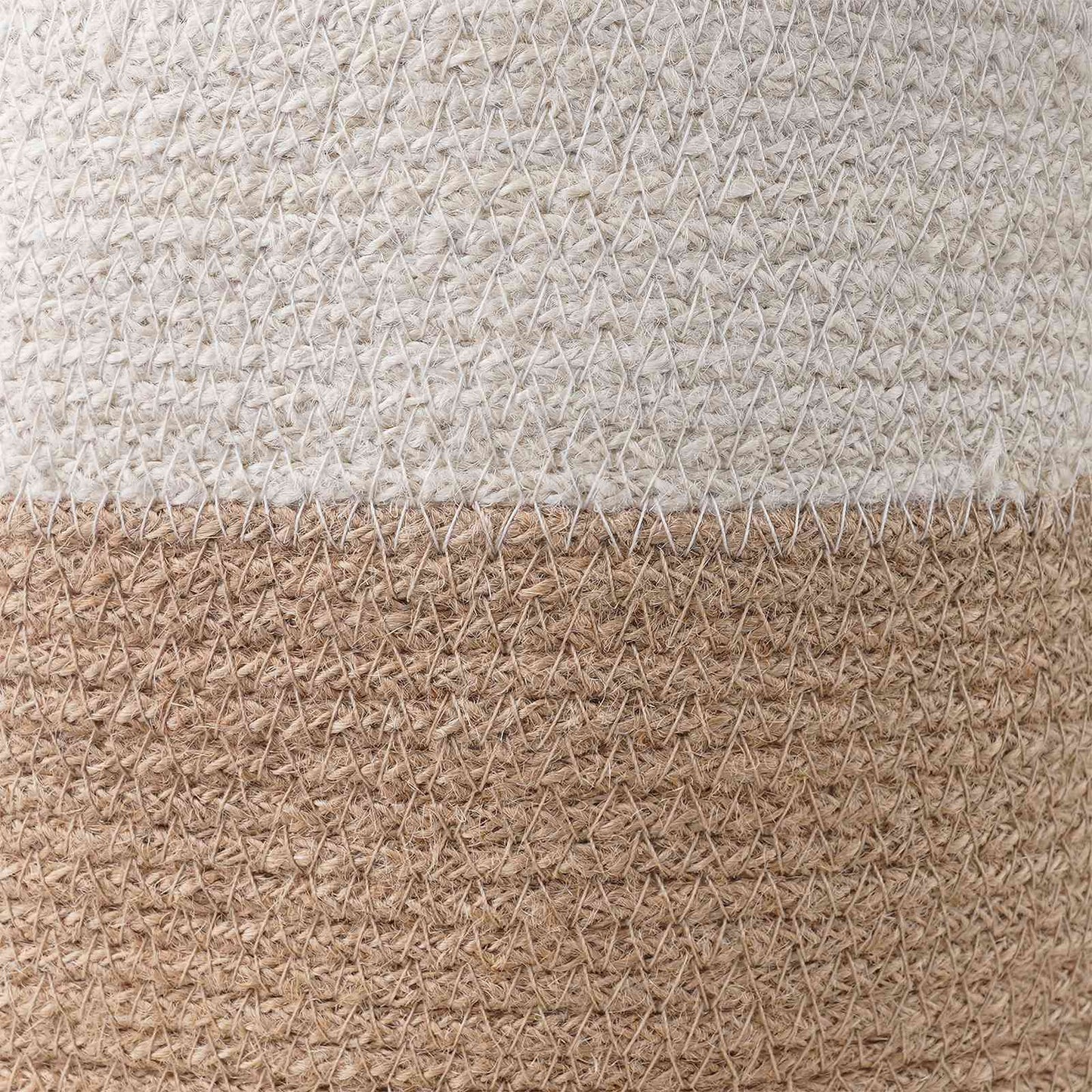 Vazonų rinkinys 2 pcs Natūrali ir Balta Ø 28 x 28 cm