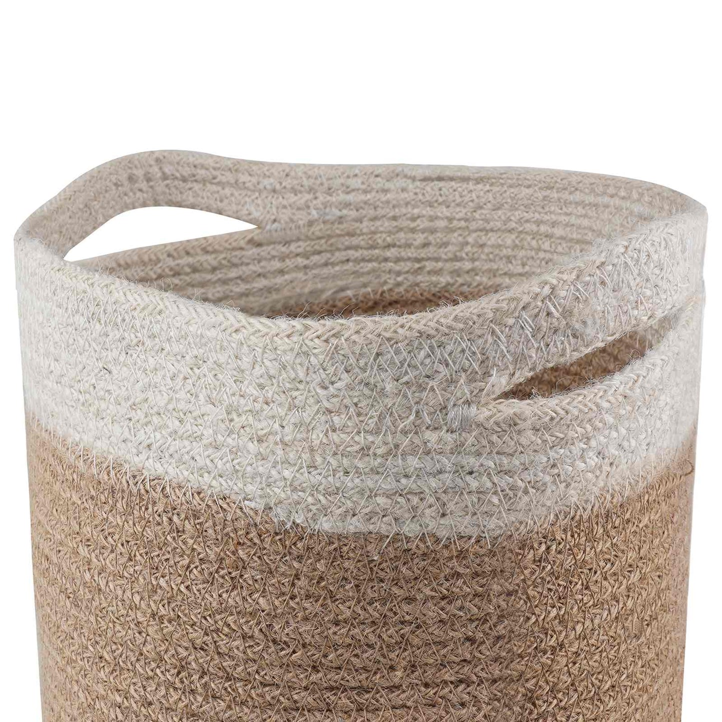Vazonų rinkinys 2 pcs Natūrali ir Balta Ø 21 x 21 cm