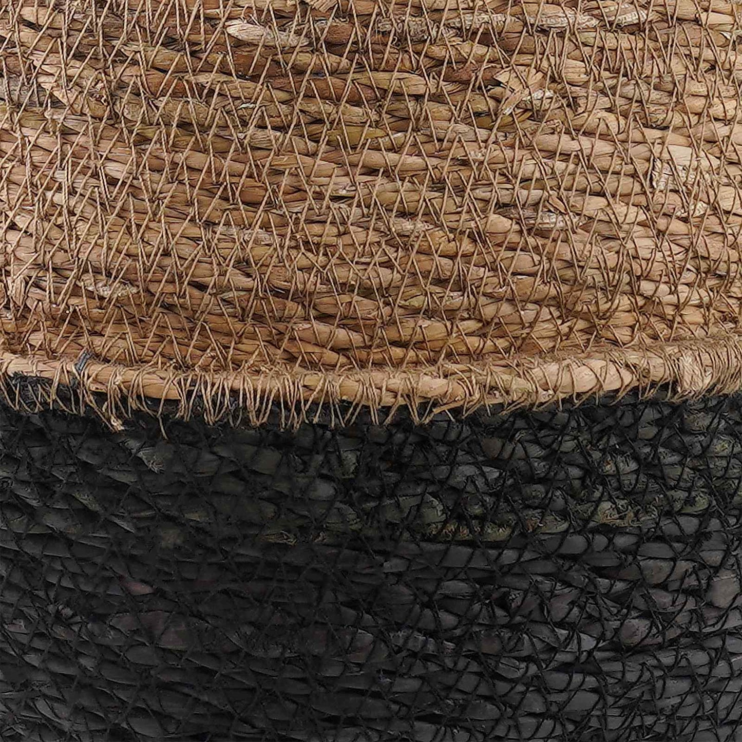 Vazonas su rankenomis Juoda Ø 45 x 36 cm 100% Jūros žolė