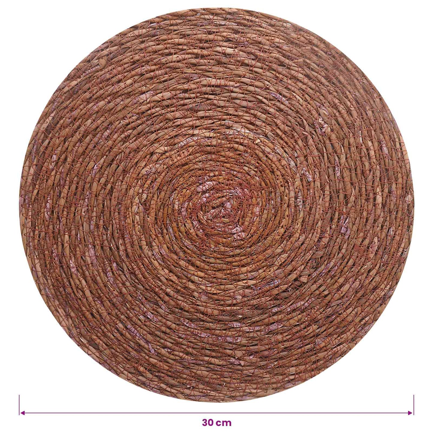 Jūros žolės padėkliukai 12 vnt. Ruda 100% Jūros žolė