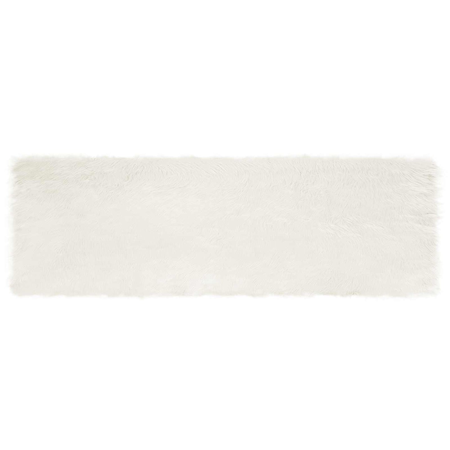 Dirbtinio avikailio kilimas Tafalla Balta 80 x 250 cm