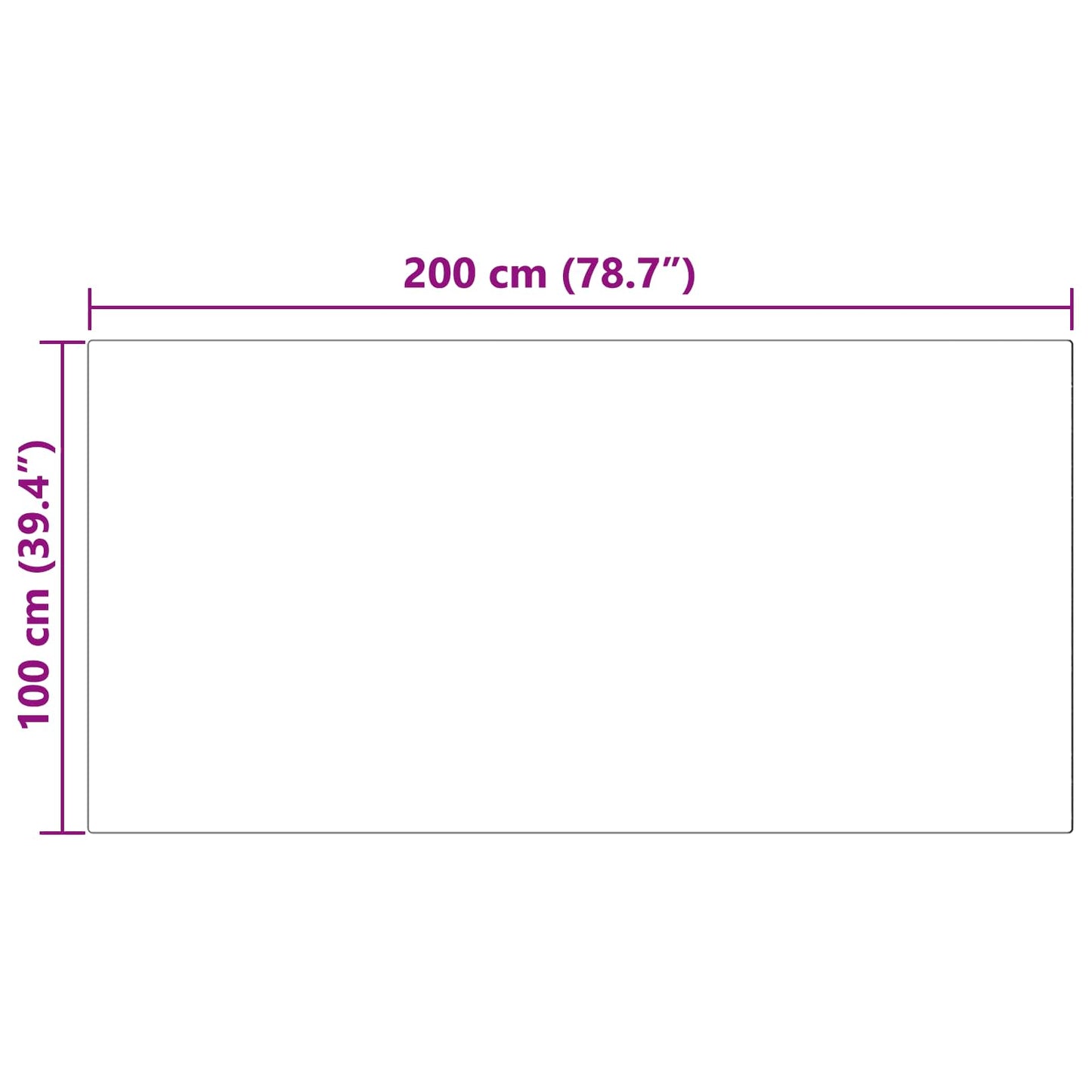 Dirbtinio avikailio kilimas Tafalla Smėlio 100 x 200 cm
