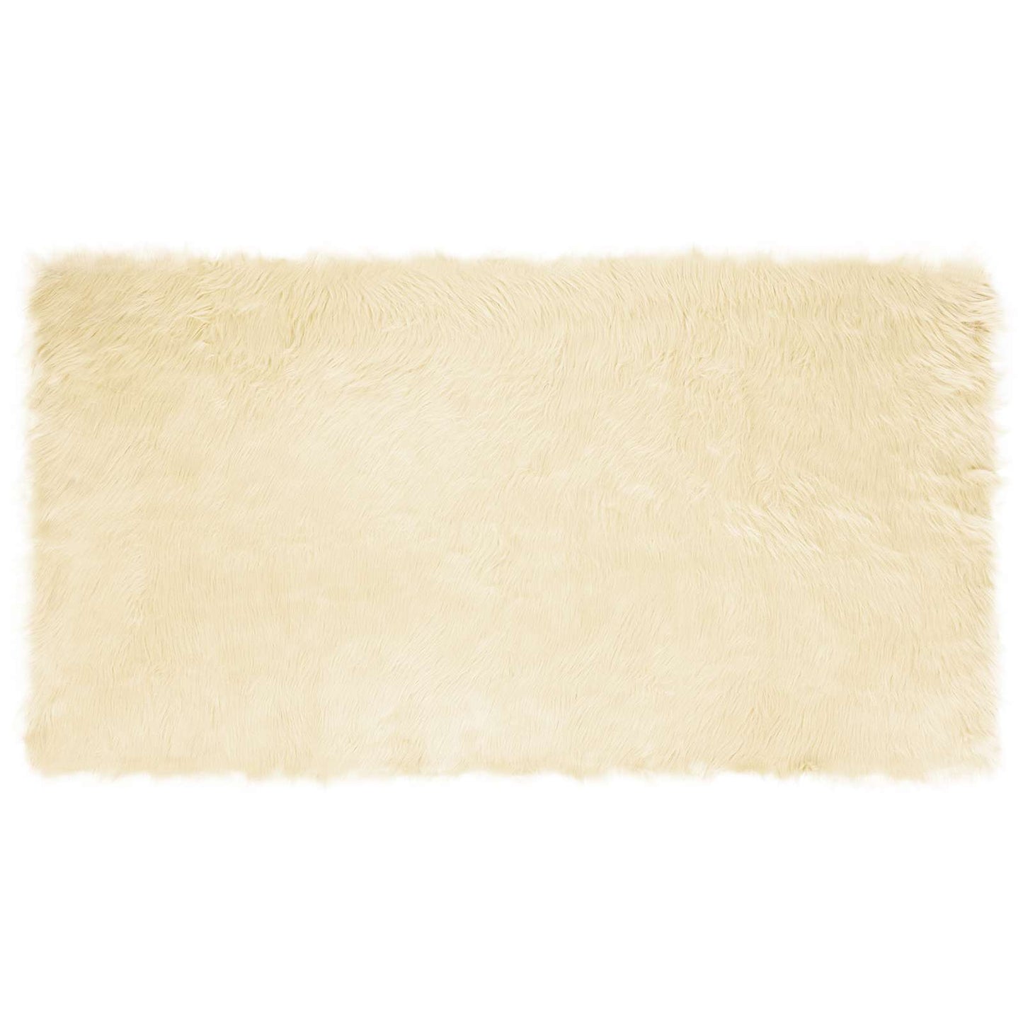 Dirbtinio avikailio kilimas Tafalla Kreminė 60 x 110 cm