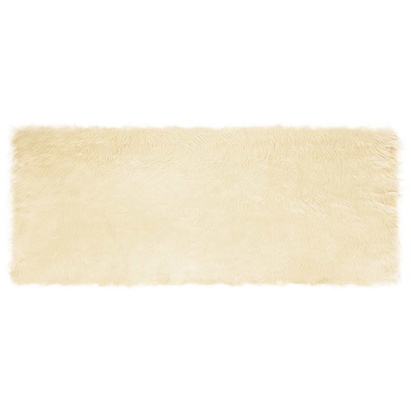 Dirbtinio avikailio kilimas Tafalla Kreminė 80 x 200 cm