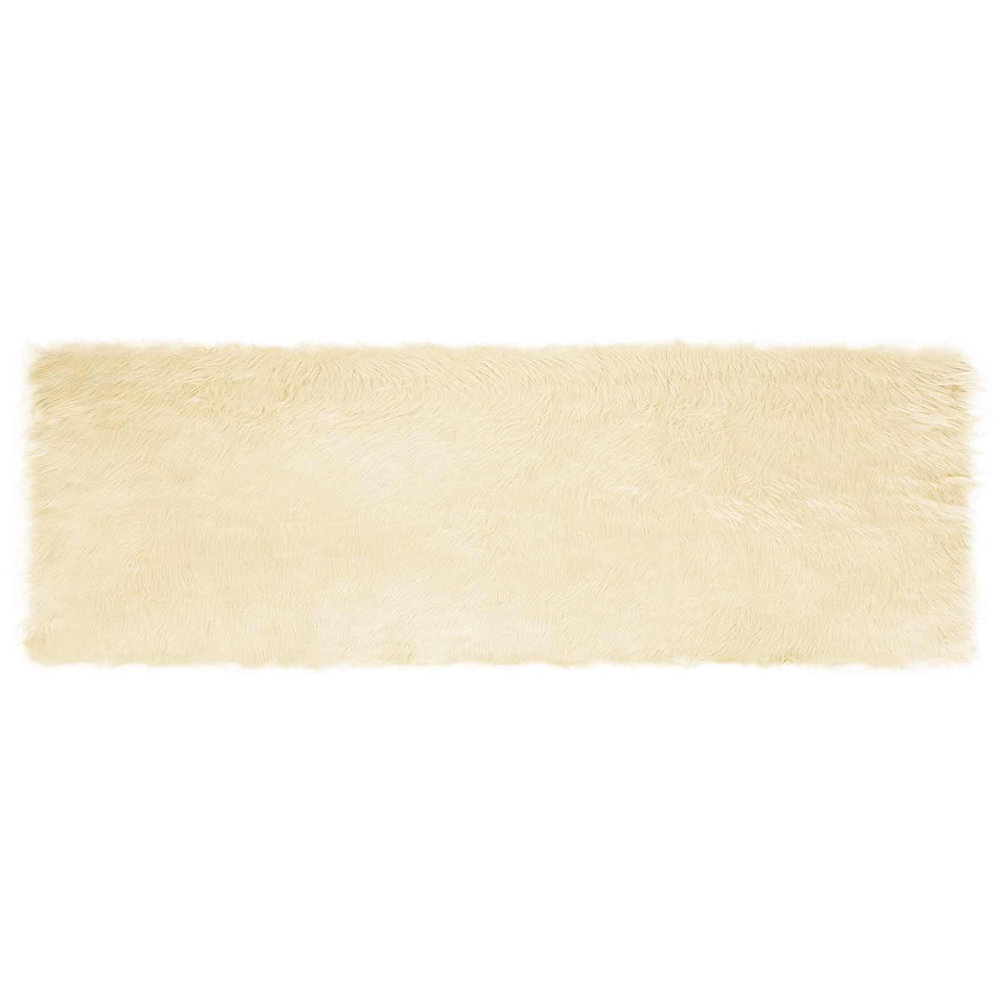 Dirbtinio avikailio kilimas Tafalla Kreminė 80 x 250 cm