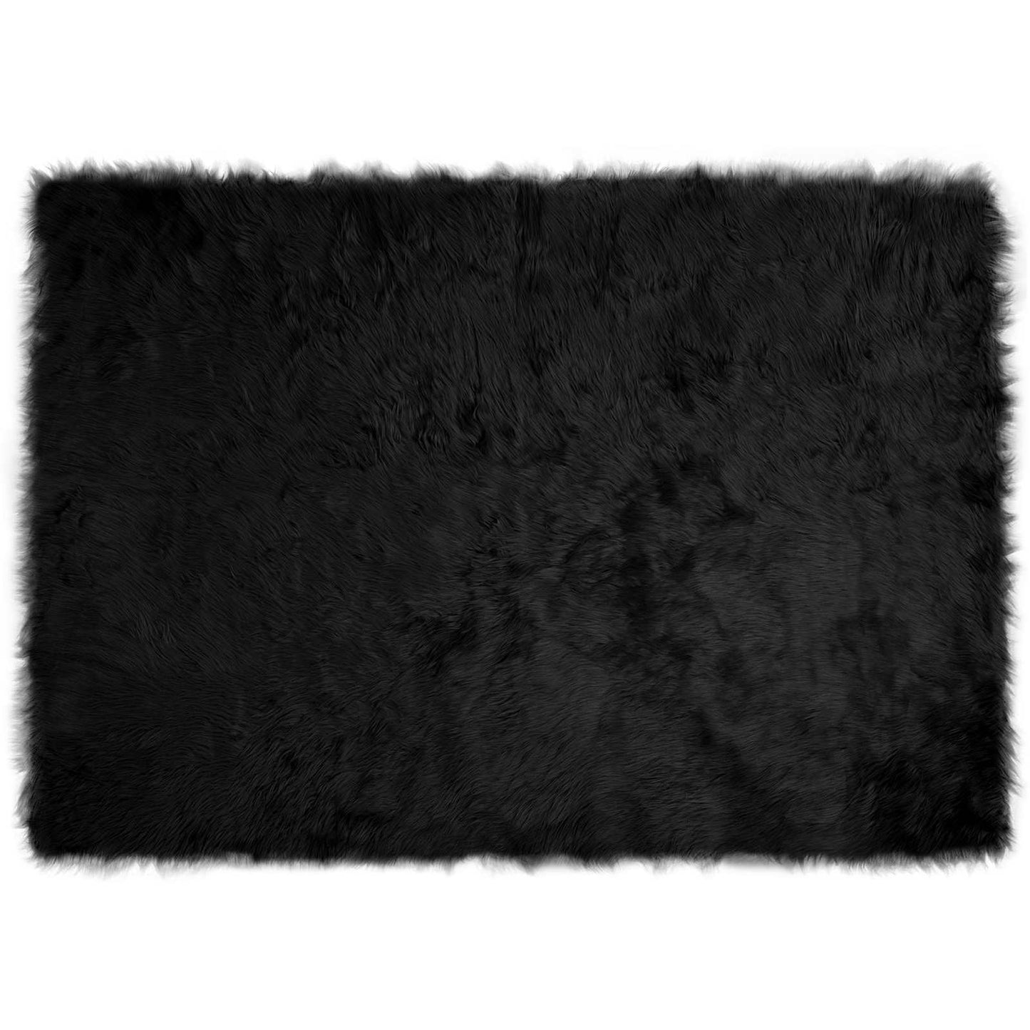 Dirbtinio avikailio kilimas Tafalla Juoda 140 x 200 cm