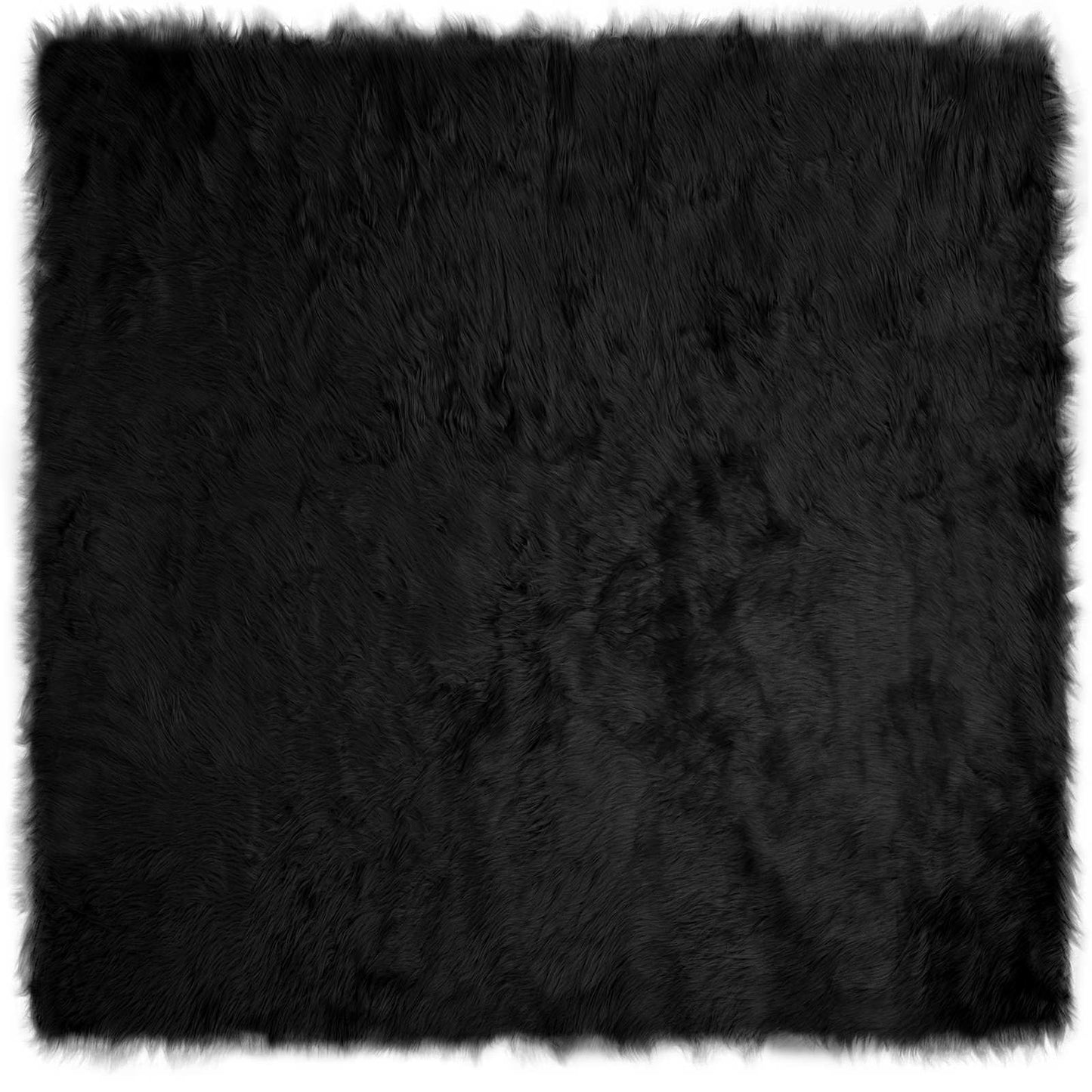 Dirbtinio avikailio kilimas Tafalla Juoda 200 x 200 cm