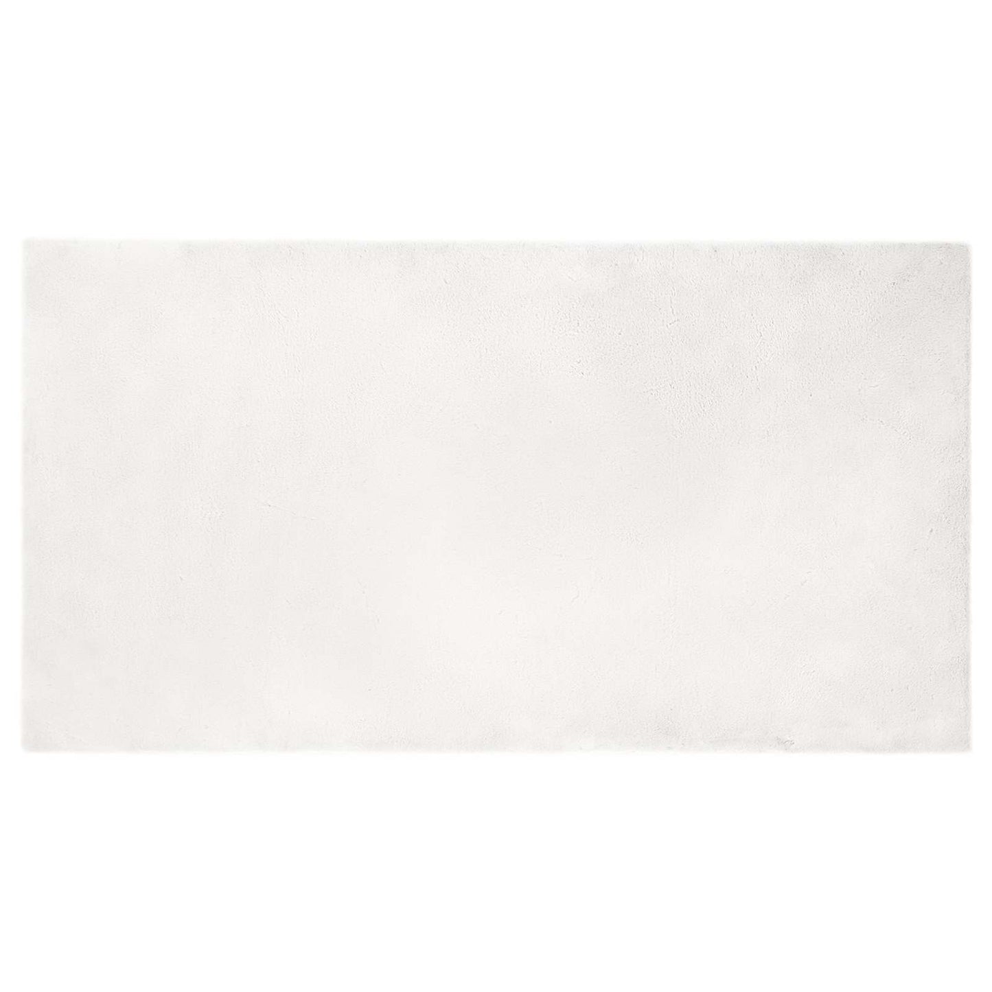 Dirbtinio triušio kailio kilimas Olite Balta 60 x 110 cm