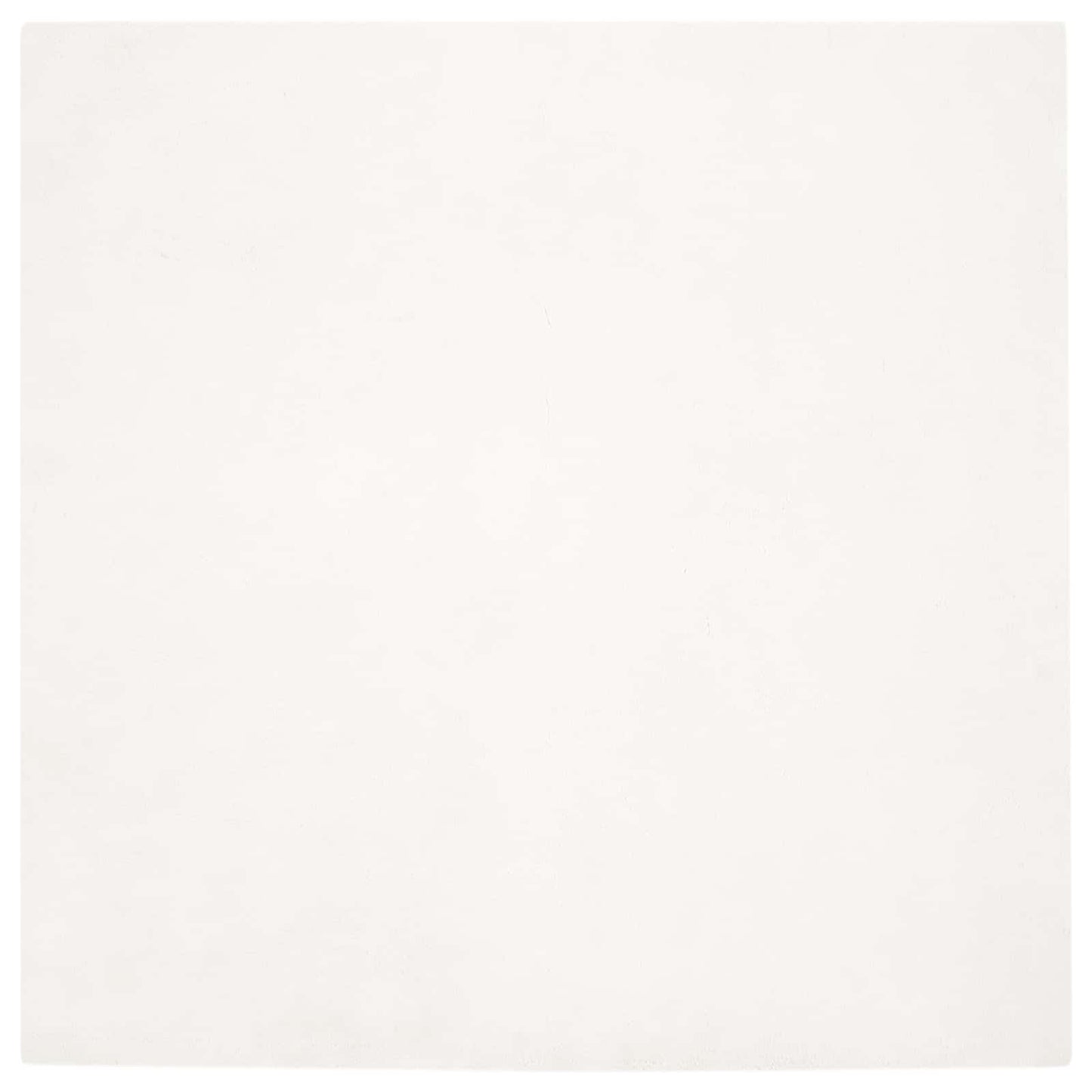 Dirbtinio triušio kailio kilimas Olite Kreminė 200 x 200 cm