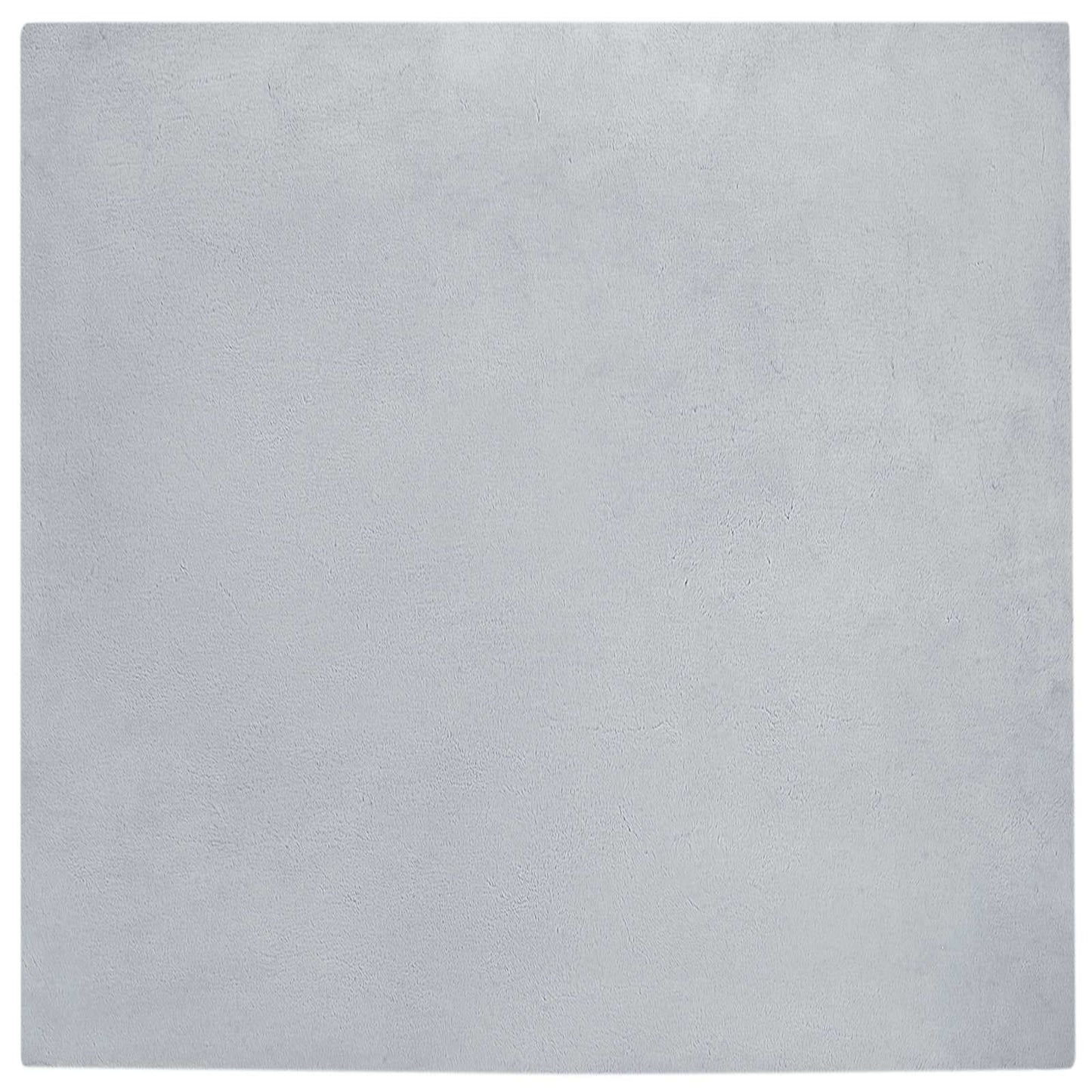 Dirbtinio triušio kailio kilimas Olite Pilka 120 x 120 cm