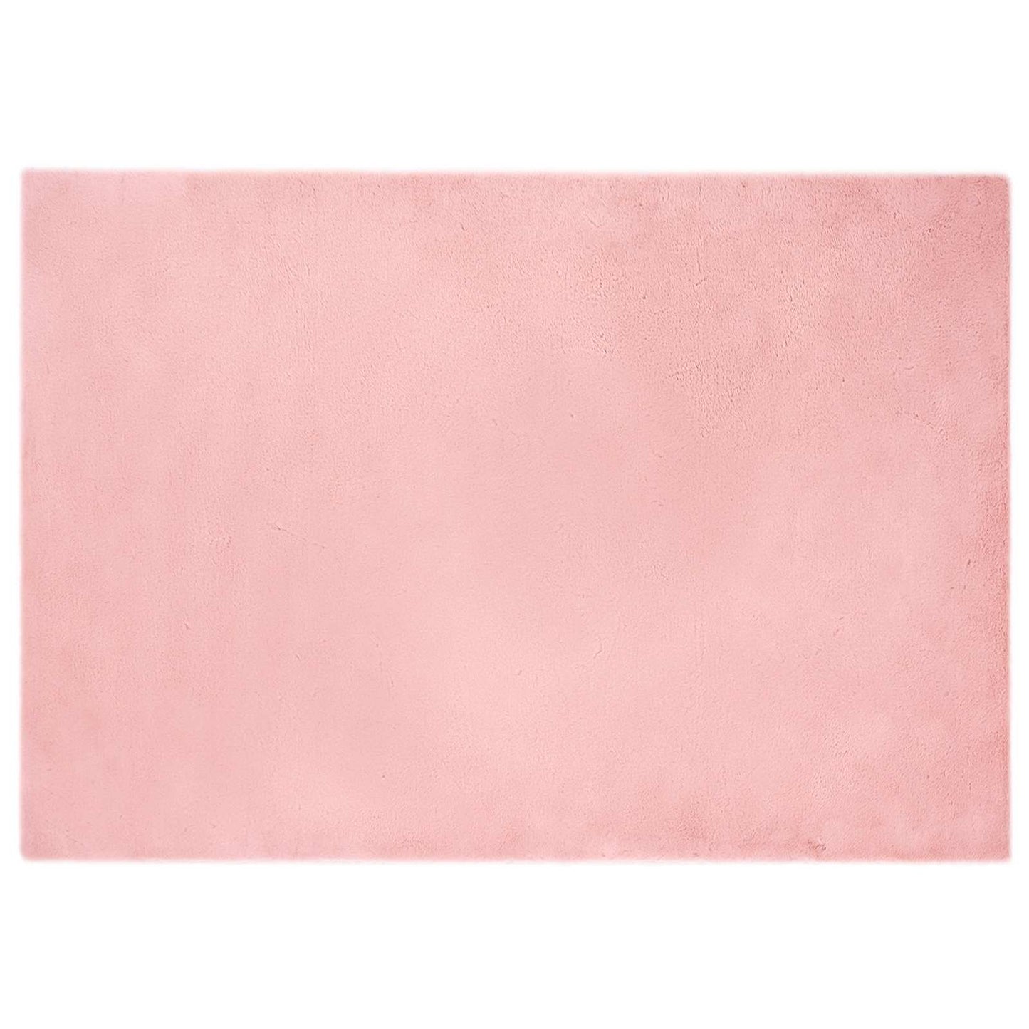 Dirbtinio triušio kailio kilimas Olite Rožinė 140 x 200 cm