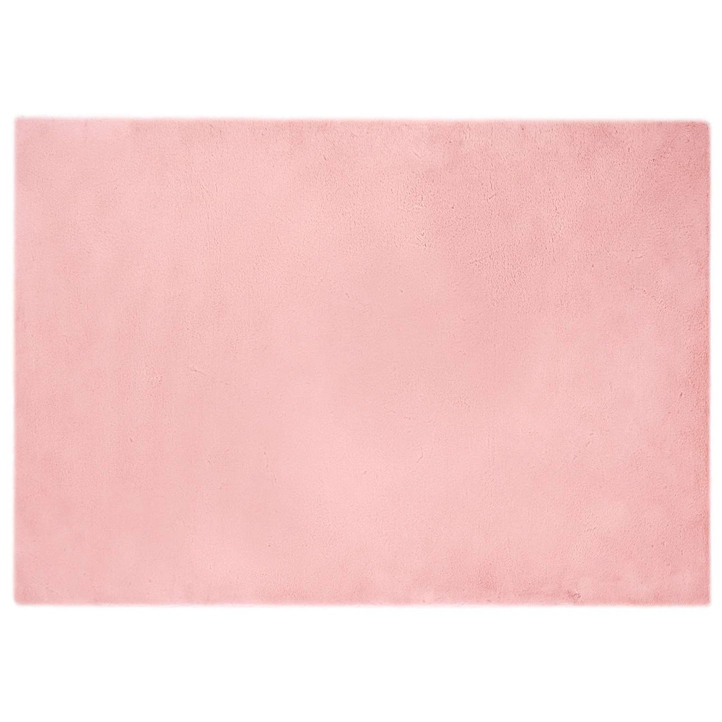 Dirbtinio triušio kailio kilimas Olite Rožinė 160 x 230 cm