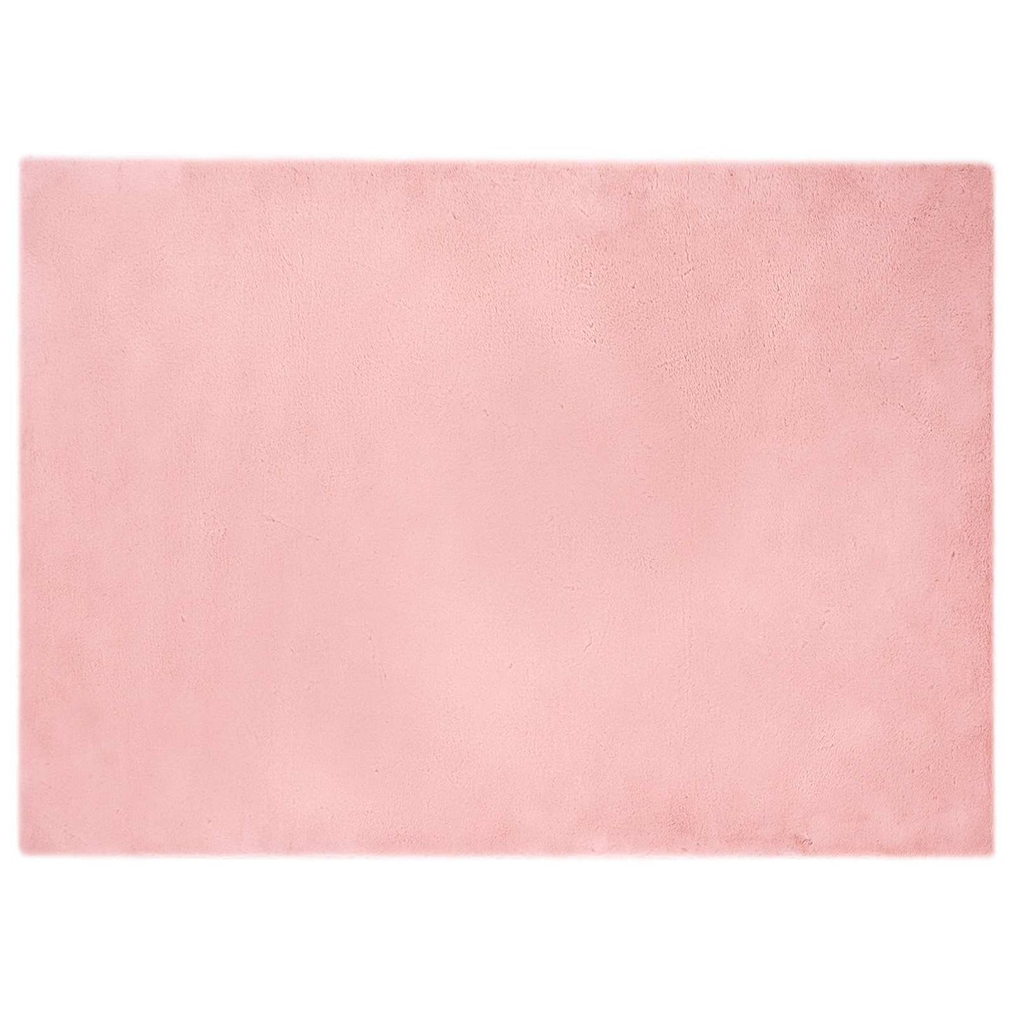 Dirbtinio triušio kailio kilimas Olite Rožinė 200 x 280 cm