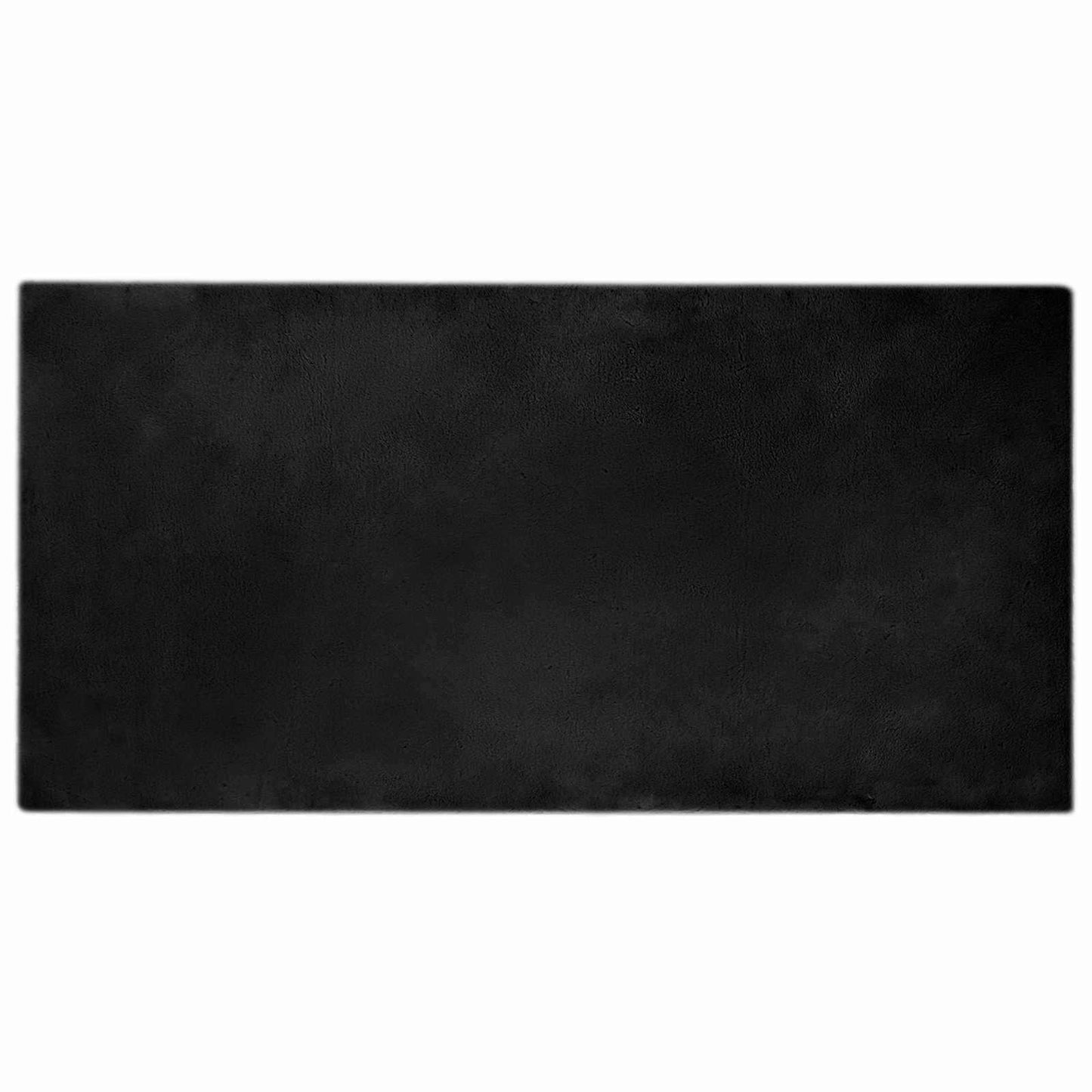 Dirbtinio triušio kailio kilimas Olite Juoda 100 x 200 cm