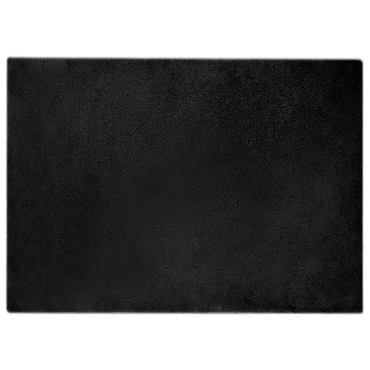 Dirbtinio triušio kailio kilimas Olite Juoda 240 x 340 cm