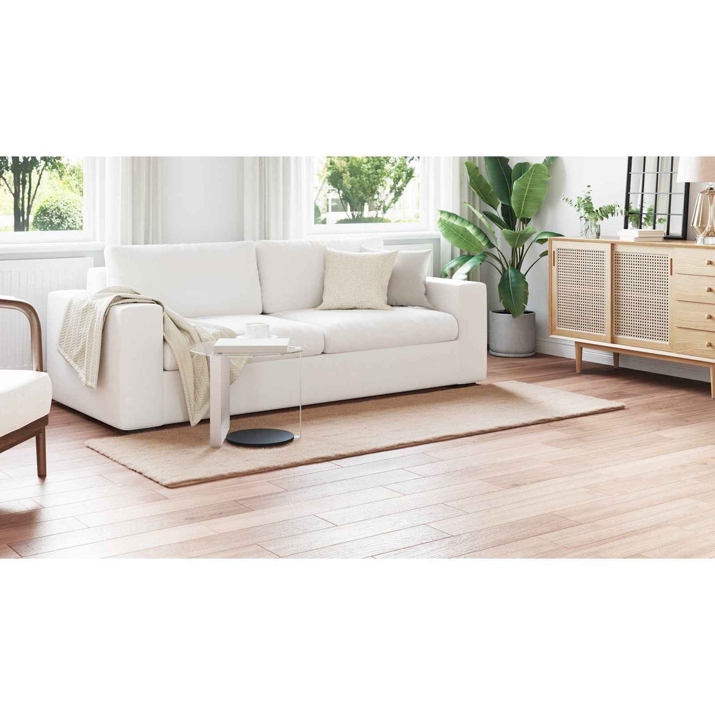 Dirbtinio triušio kailio kilimas Olite Taupe 80 x 250 cm
